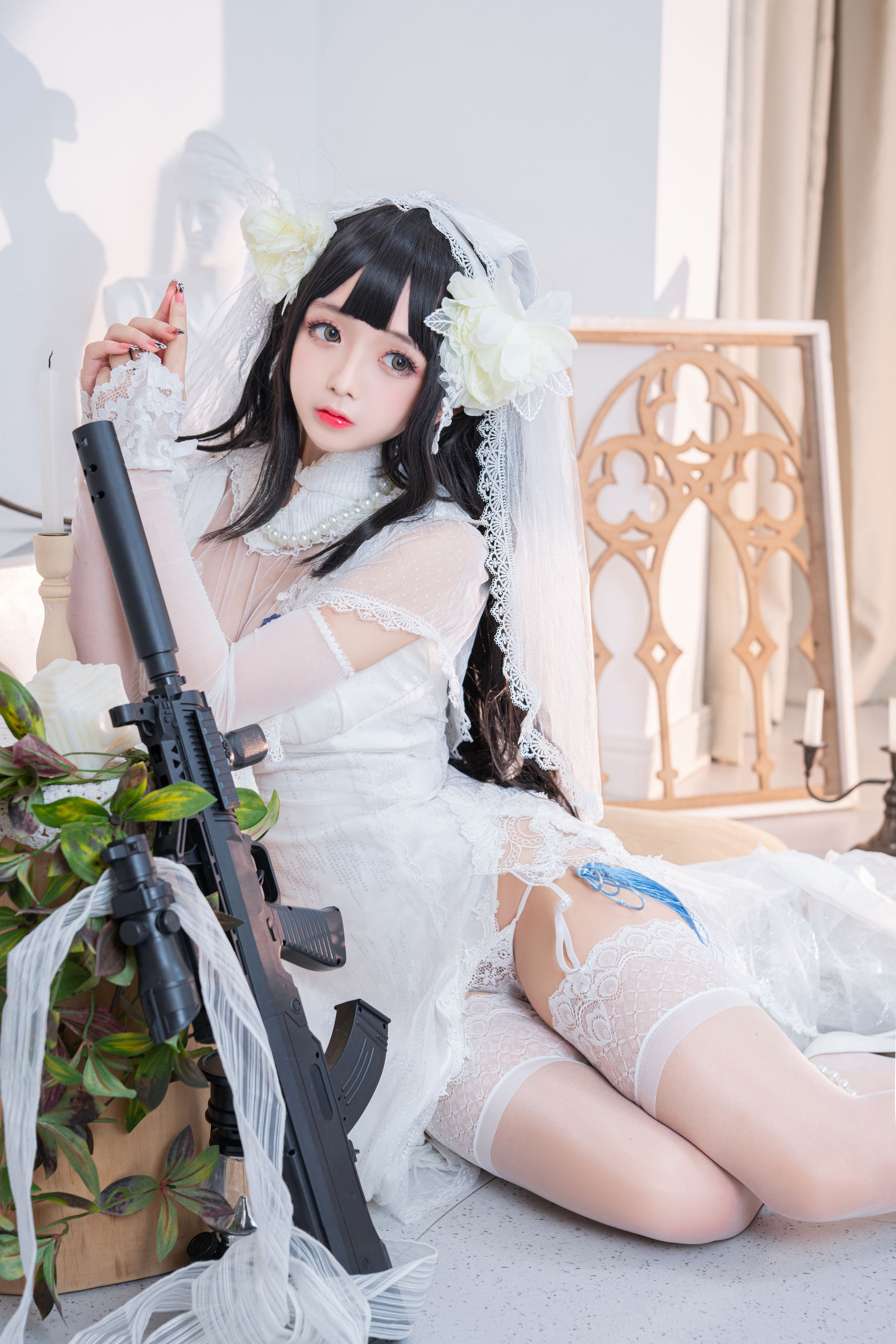 松本甜奈姣 – 95式婚纱 Cosplay-第11张