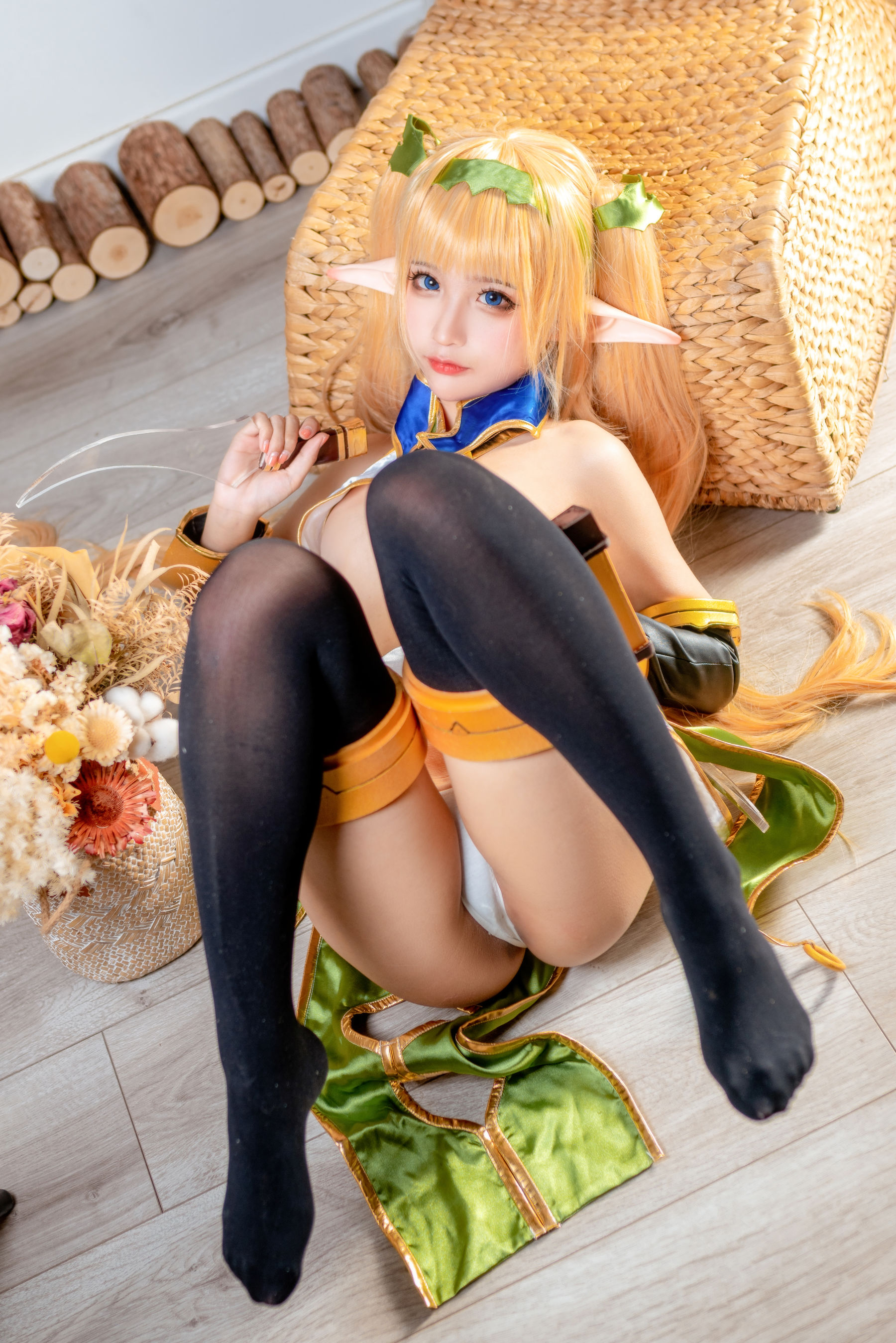 动漫博主蠢沫沫 – 精灵村 第二村人 Cosplay-第1张
