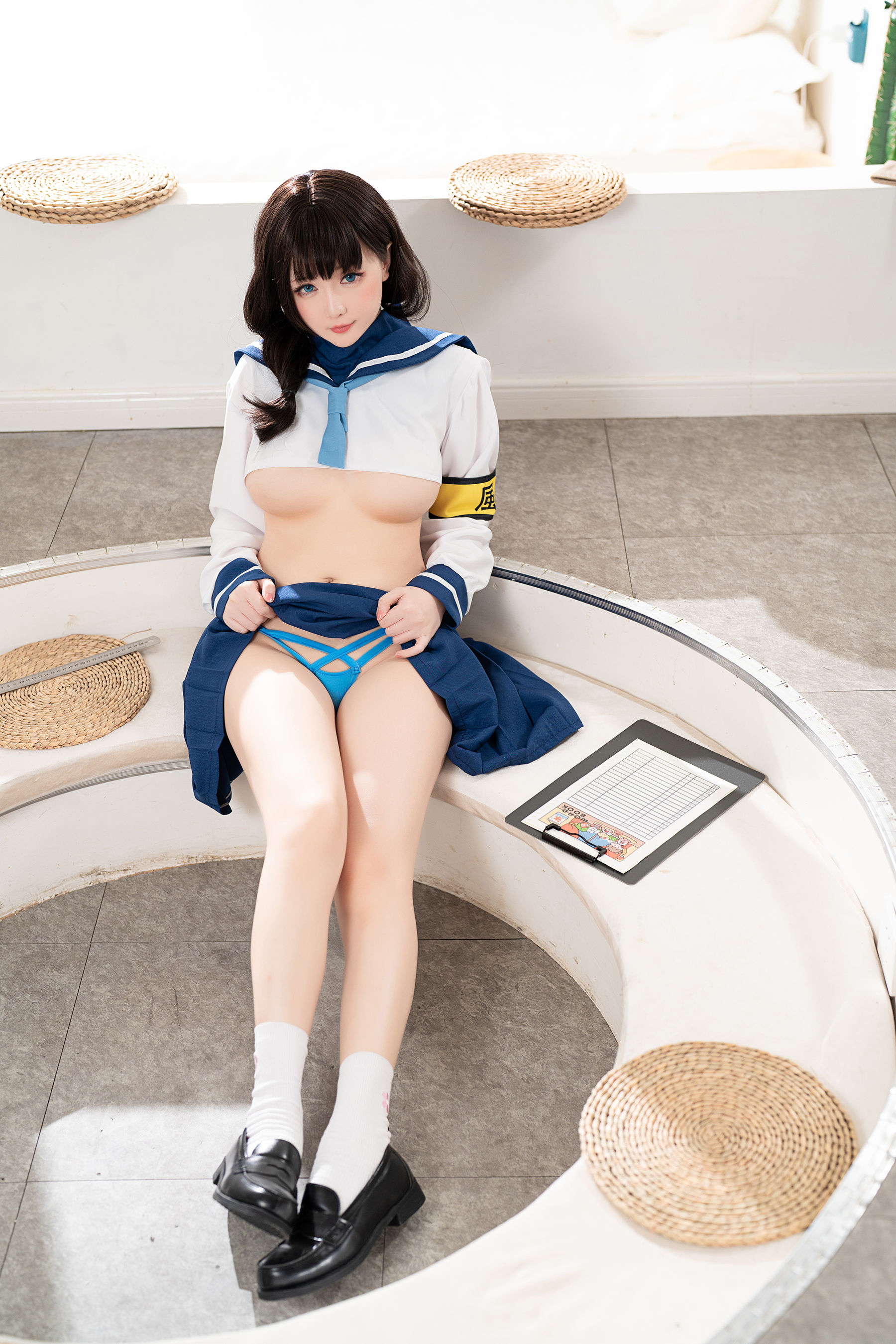 Coser小姐姐星之迟迟 – 风纪委员 Cosplay-第7张