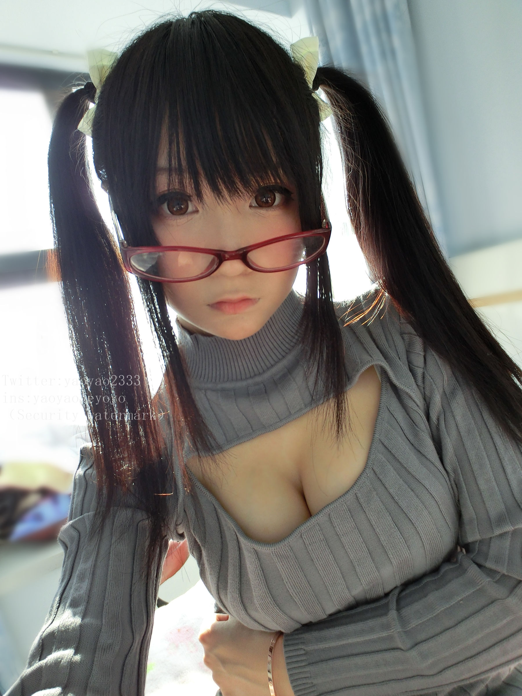 萌妹子Coser摇摇乐yoyo 黑丝美少女 Cosplay-第101张