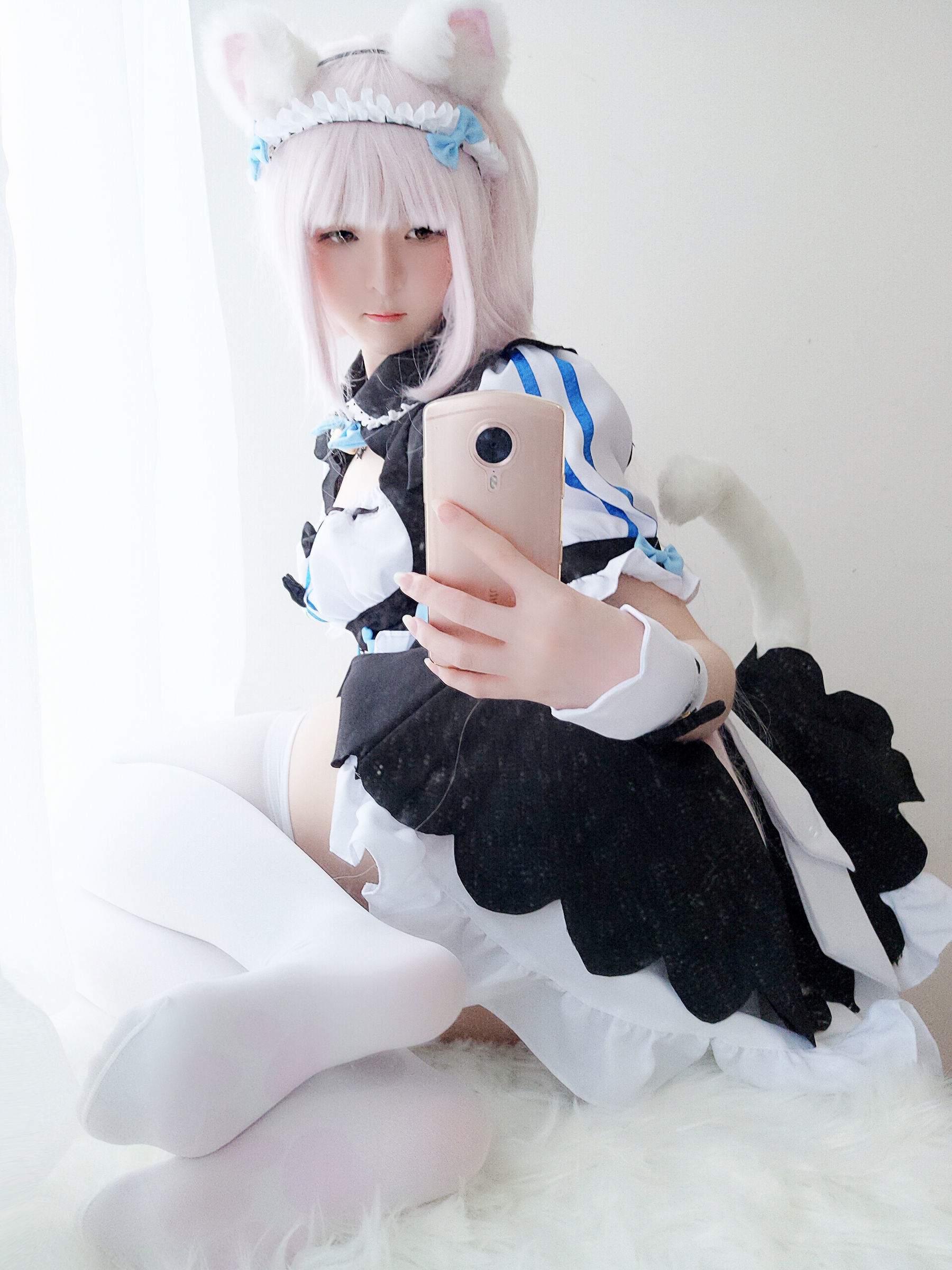 [萝莉COS] 一小央泽 – 猫娘香子兰 Cosplay-第10张