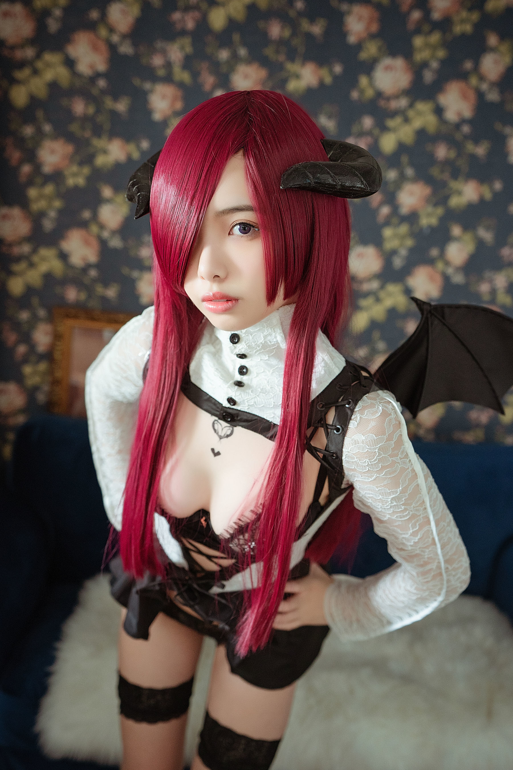[萝莉COS] 雯妹 – 魅魔 the countess of devil Cosplay-第28张