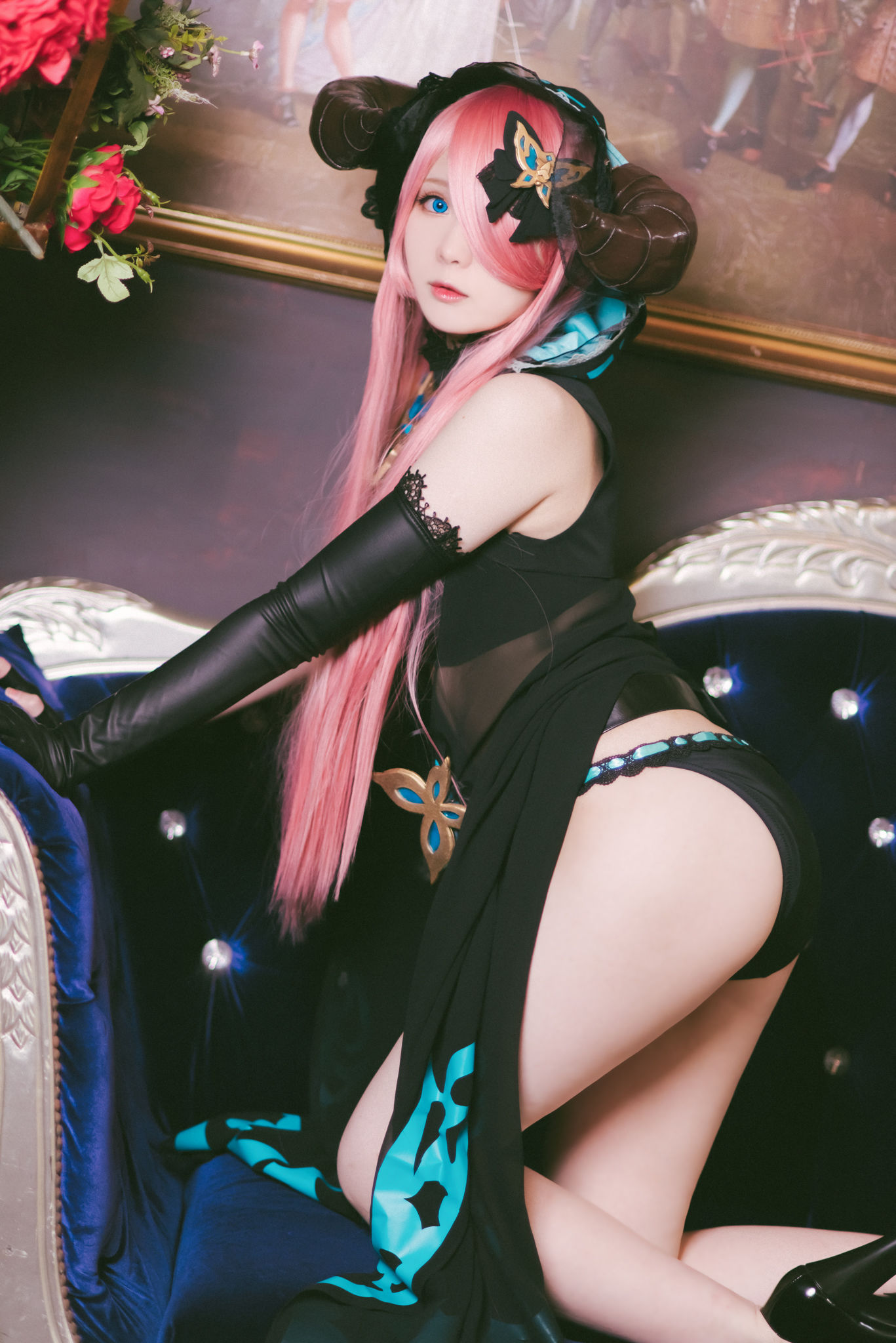 微博妹纸霜月shimo – 碧蓝幻想 娜尔梅亚 Cosplay-第44张