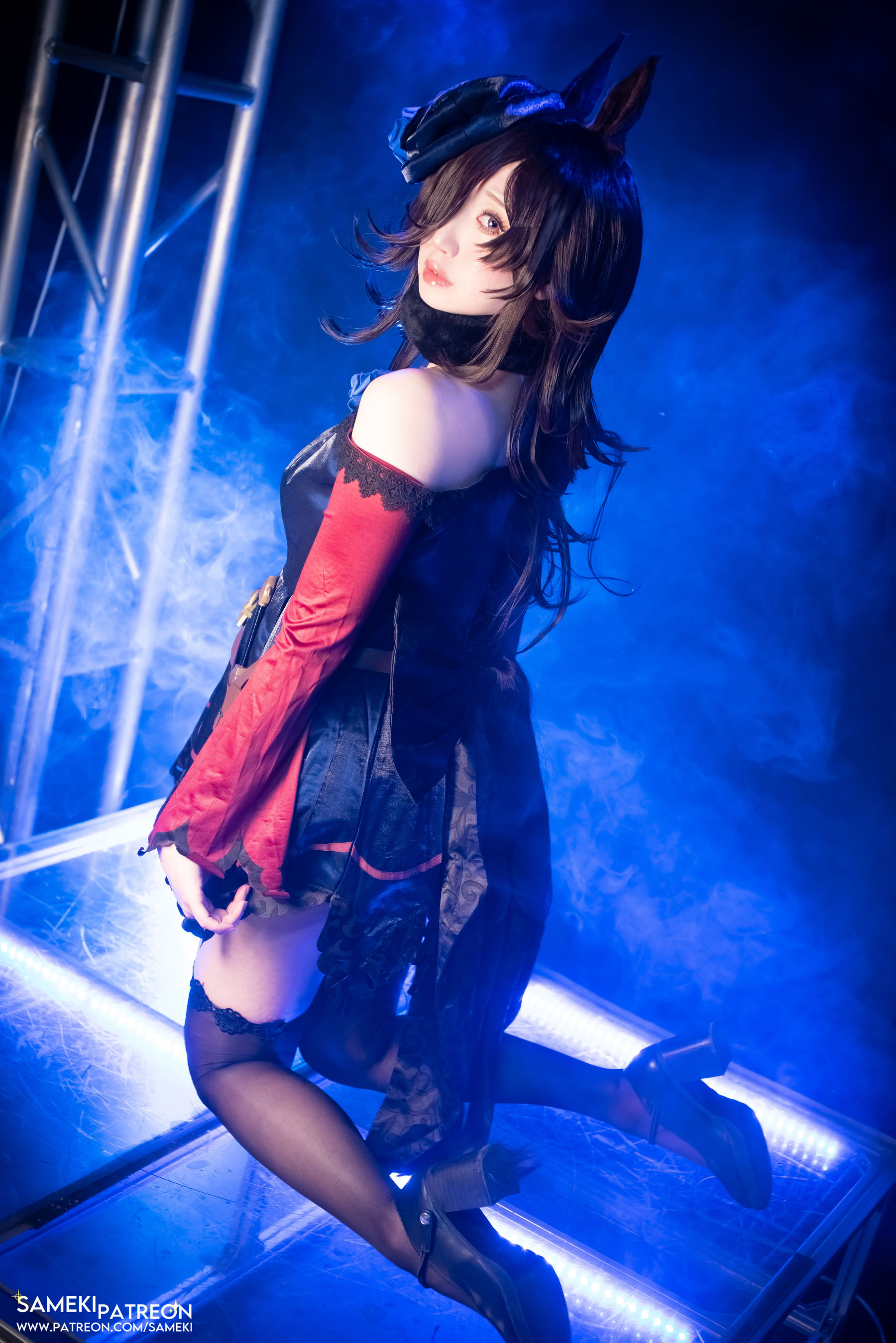 Sameki – うま娘 ライスシャワー Cosplay-第7张
