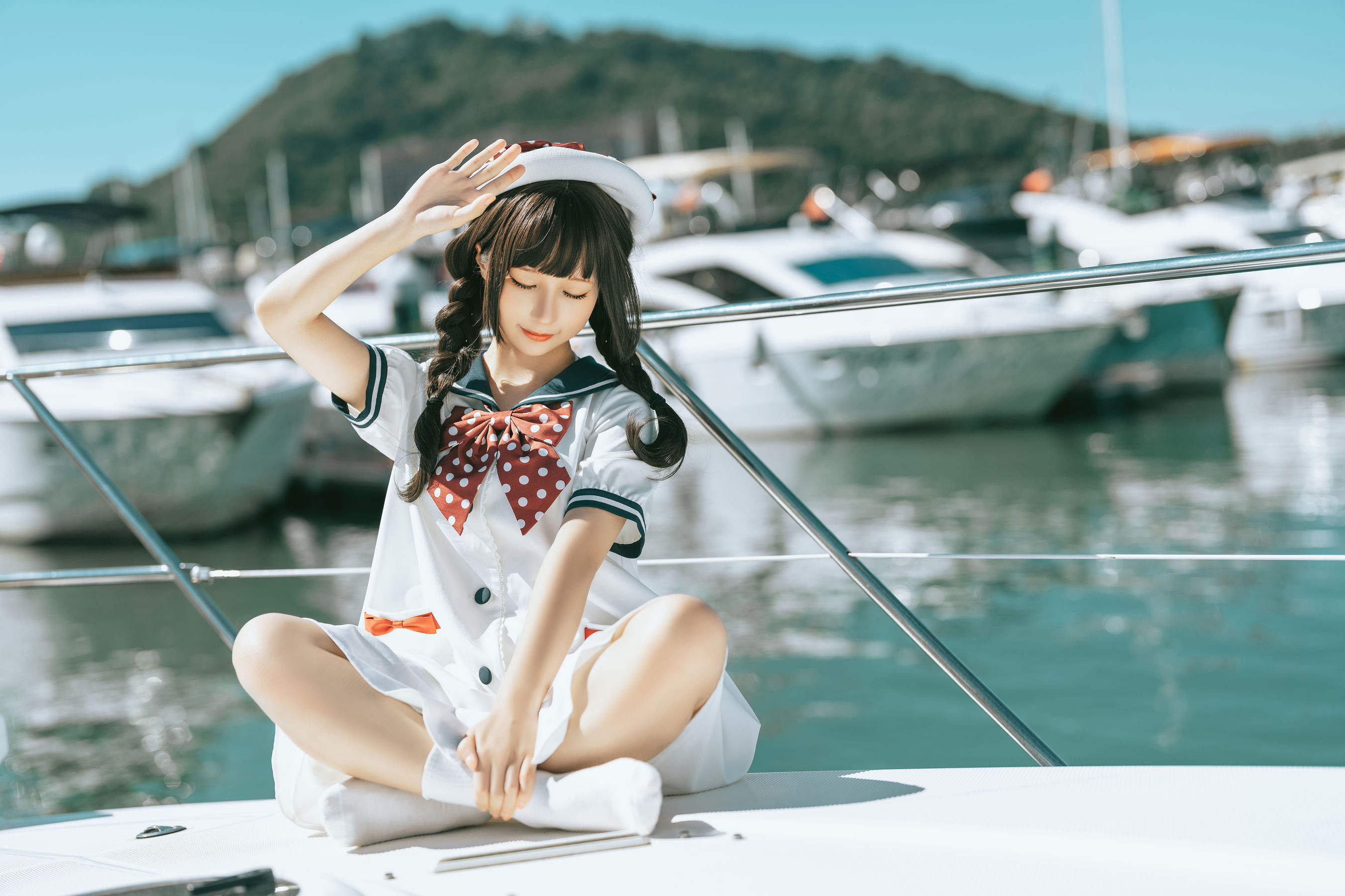 动漫博主蠢沫沫 – 水手日记（绅士版） Cosplay-第14张