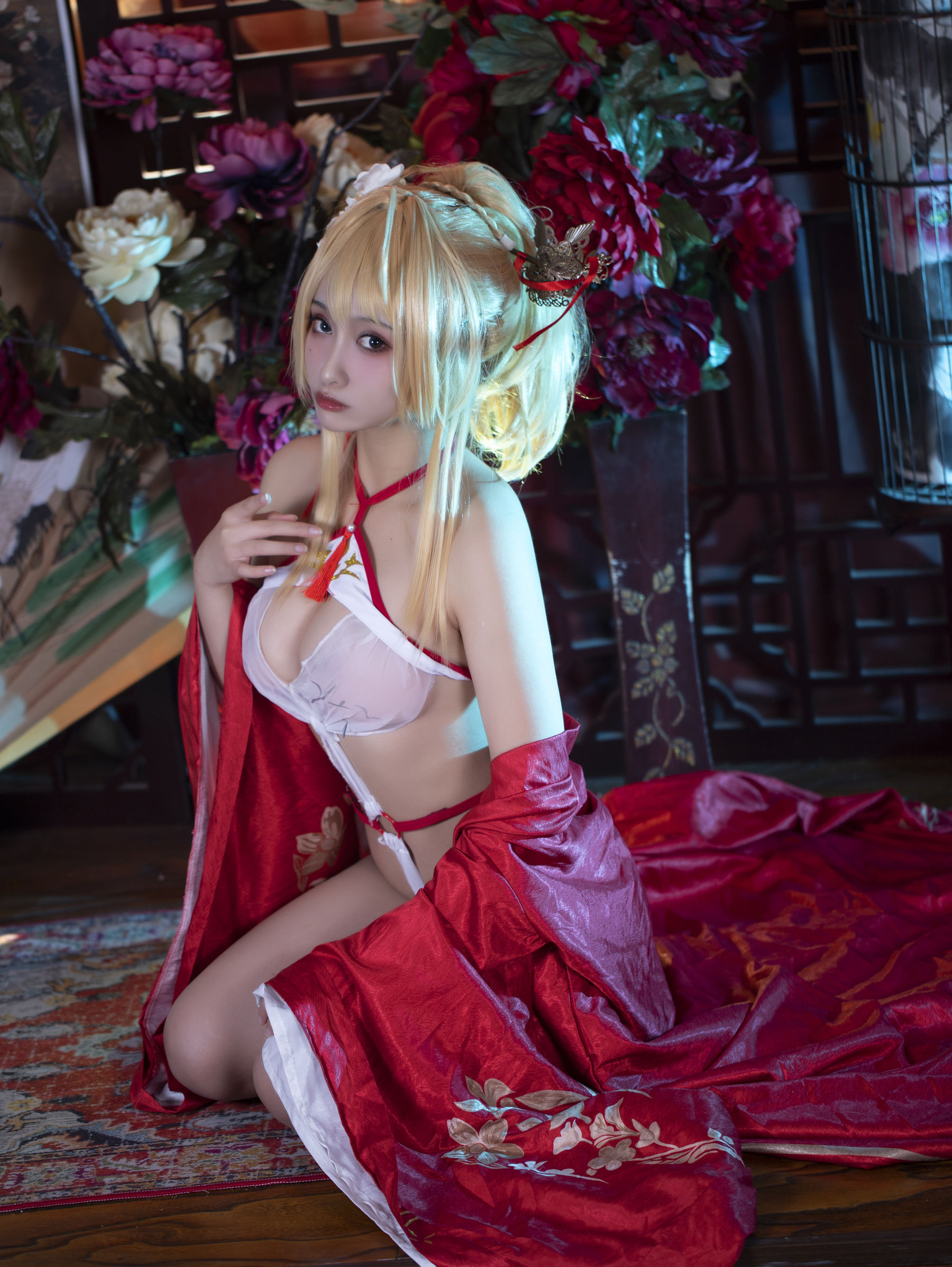 动漫博主洛璃LoLiSAMA – 光荣凉夜香雪 Cosplay-第34张