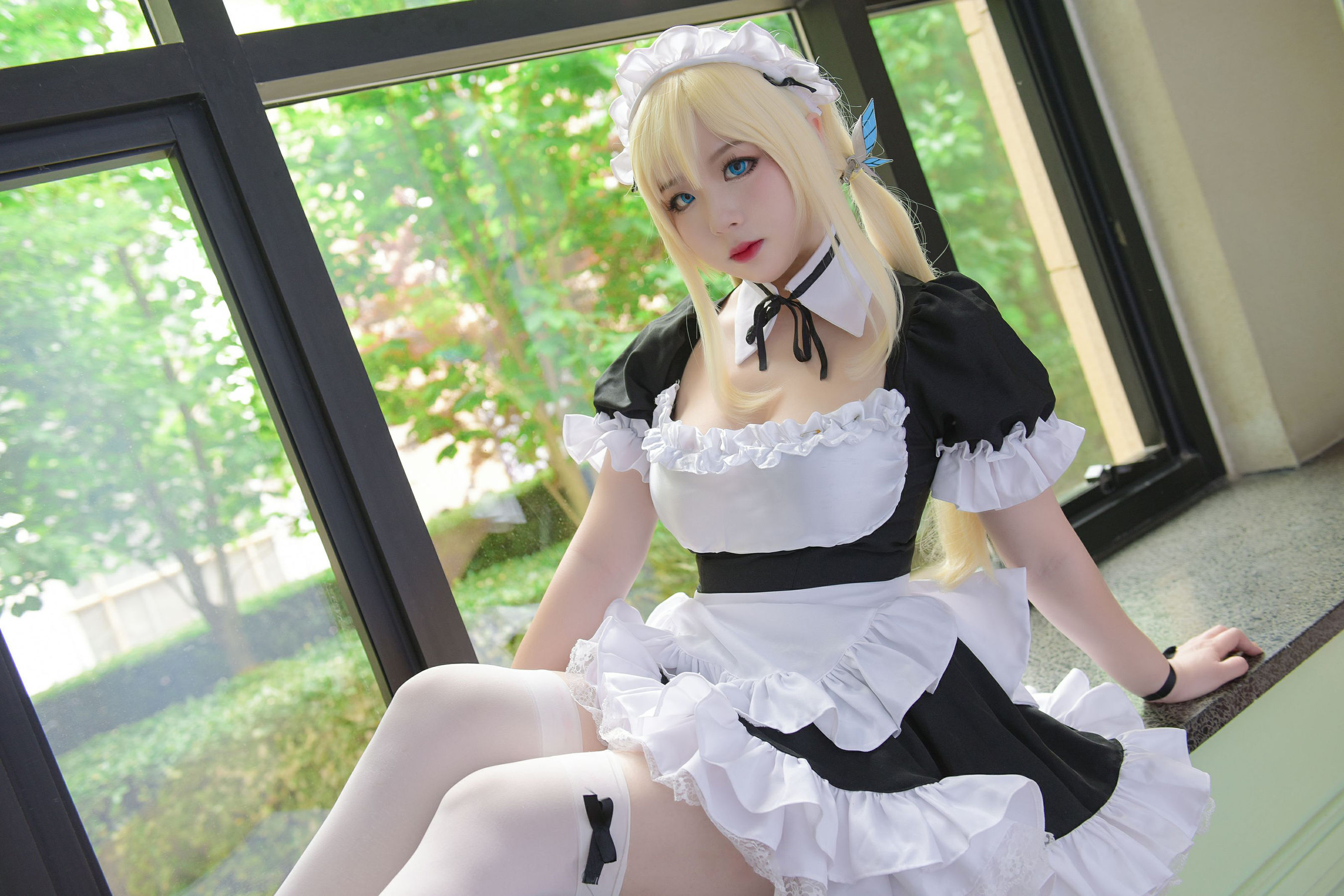 皮皮奶可可爱了啦 – 柏崎星奈女仆 Cosplay-第6张