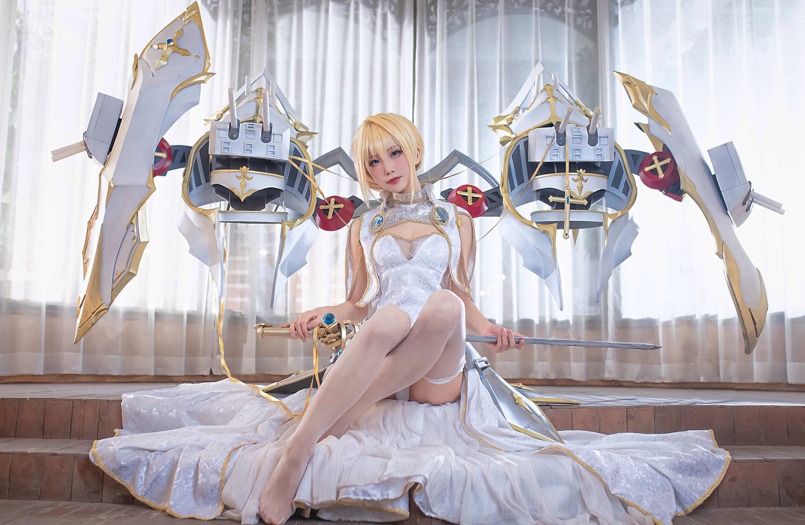 动漫博主水淼aqua – 圣女贞德 Cosplay-第40张