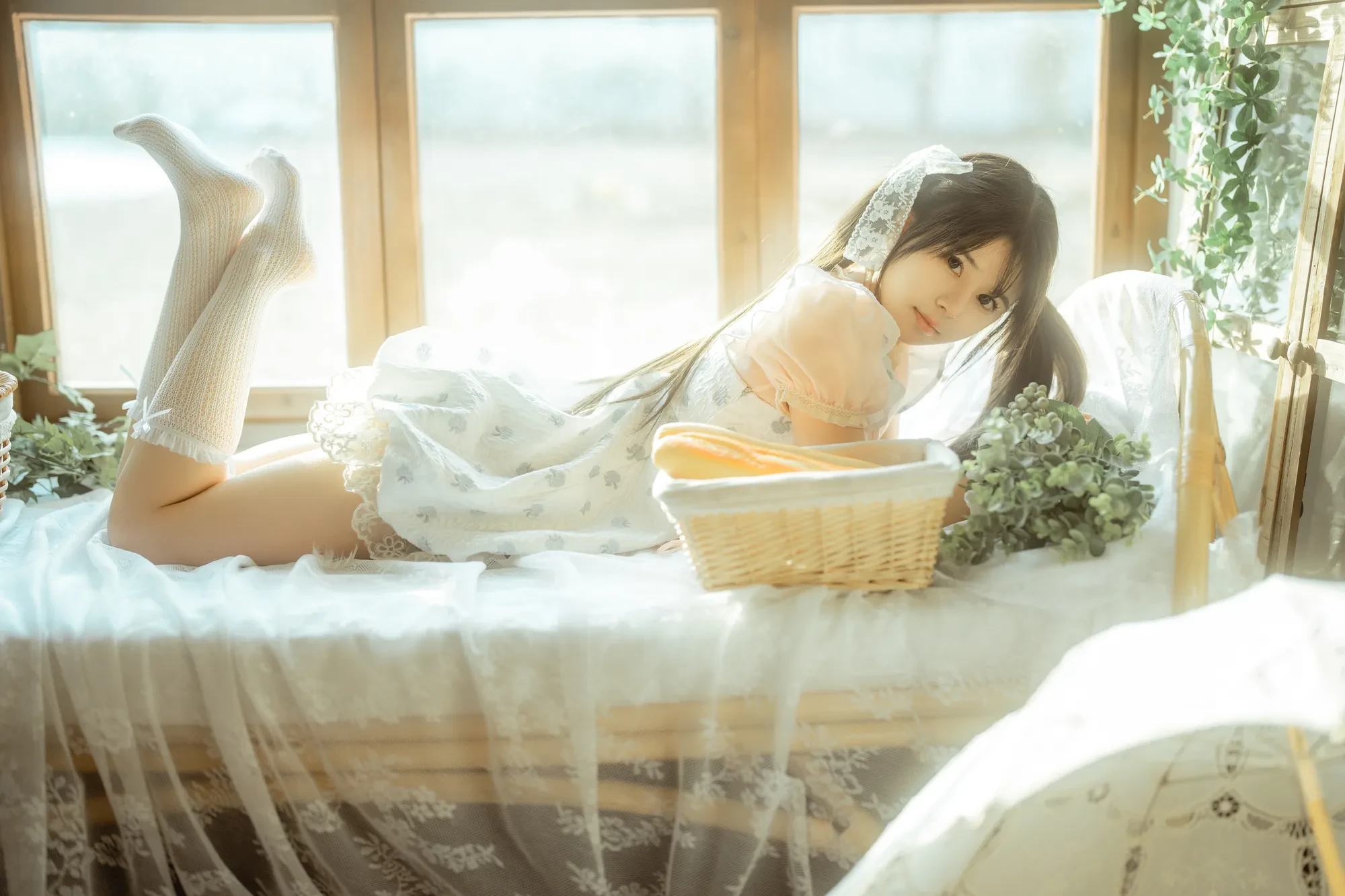 rua阮阮 – 花房 小裙子 Cosplay-第13张