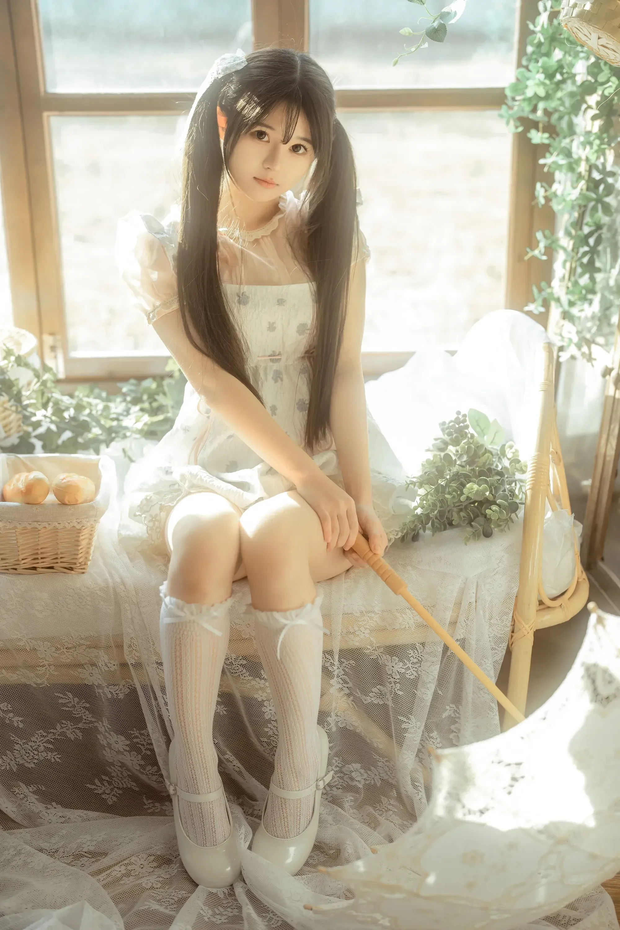 rua阮阮 – 花房 小裙子 Cosplay-第53张