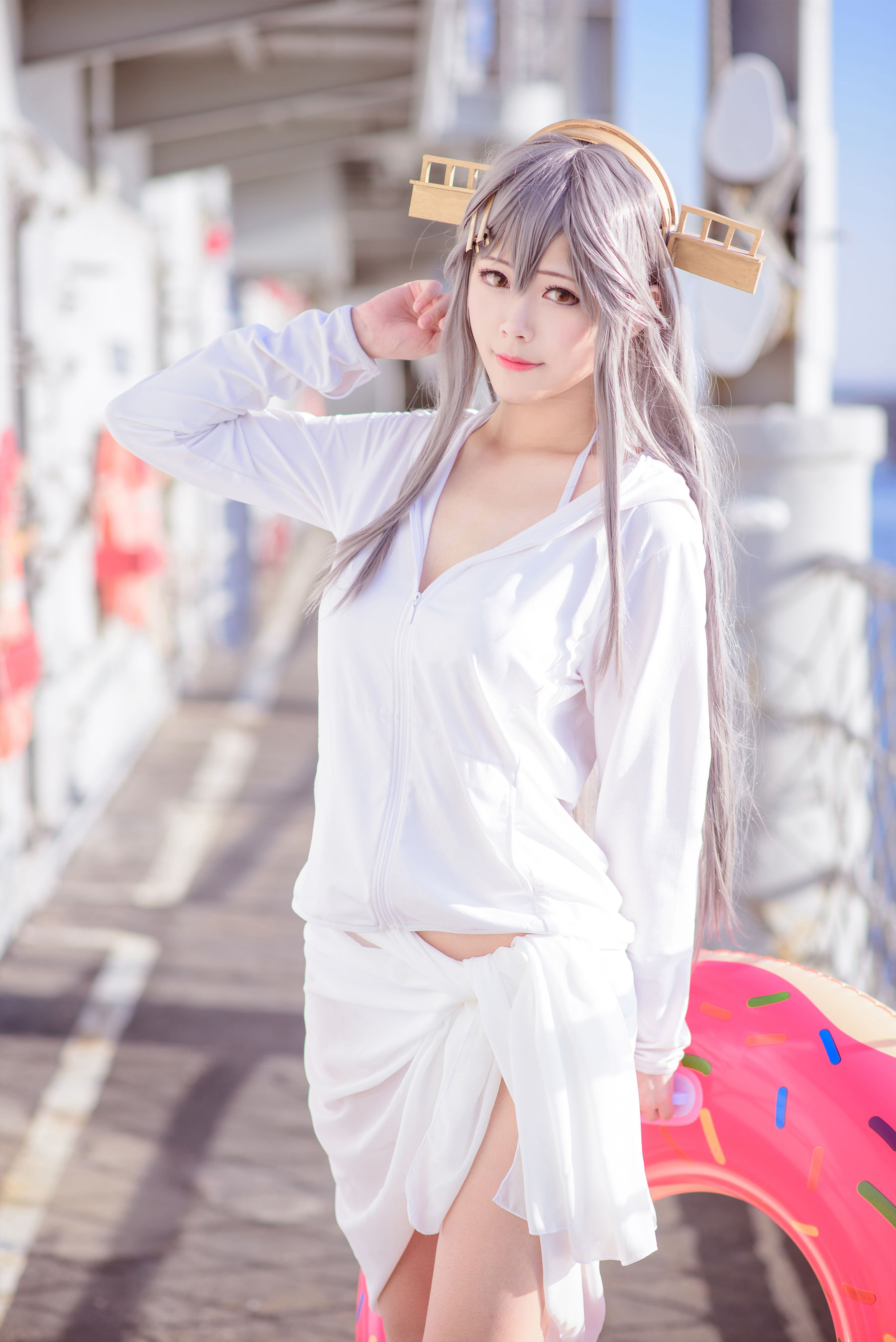 COS妹子Arty亞緹 – 艦これ はるな Haruna Cosplay-第39张