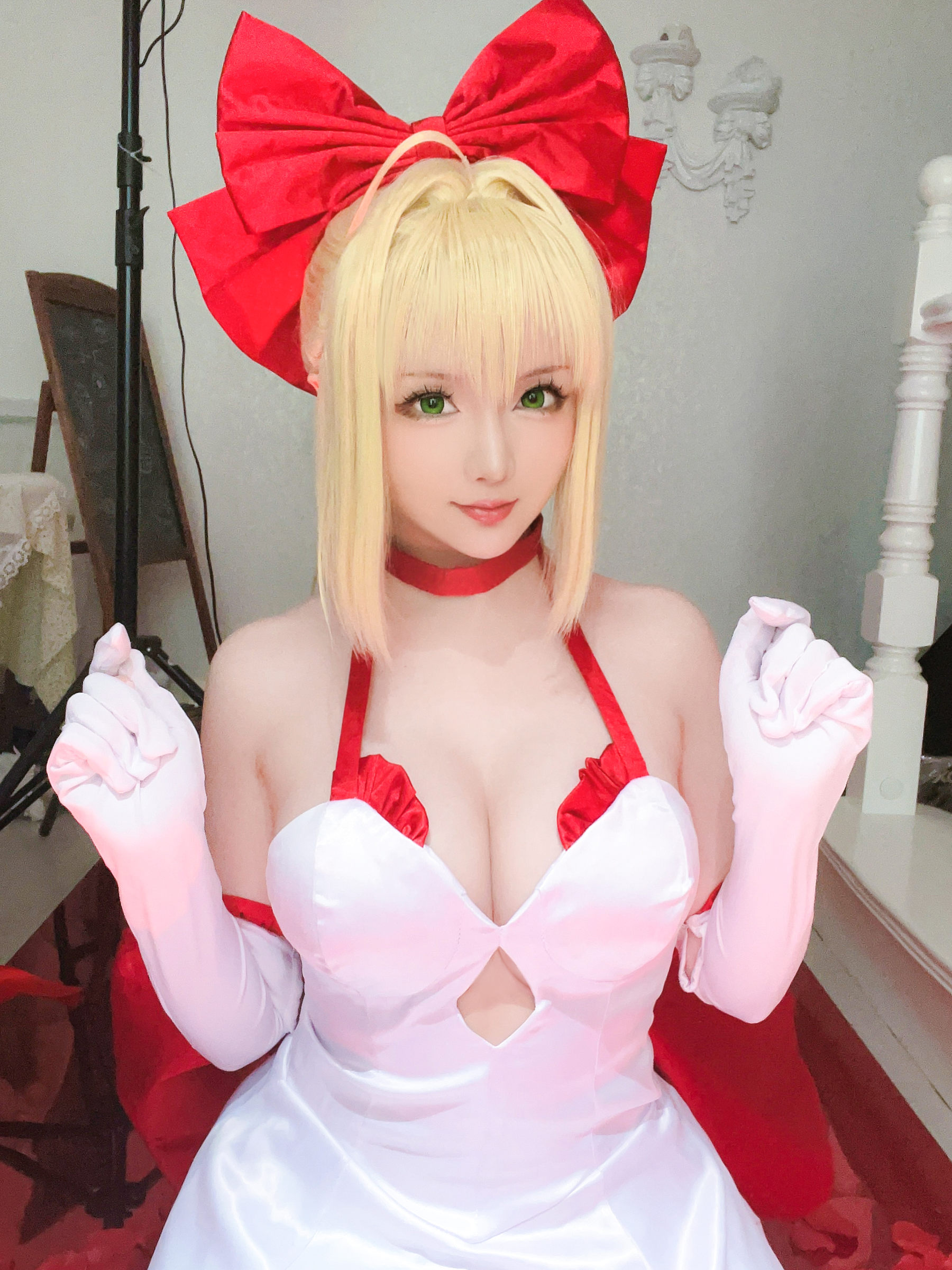 Coser小姐姐星之迟迟 – Fate 尼禄 Cosplay-第34张