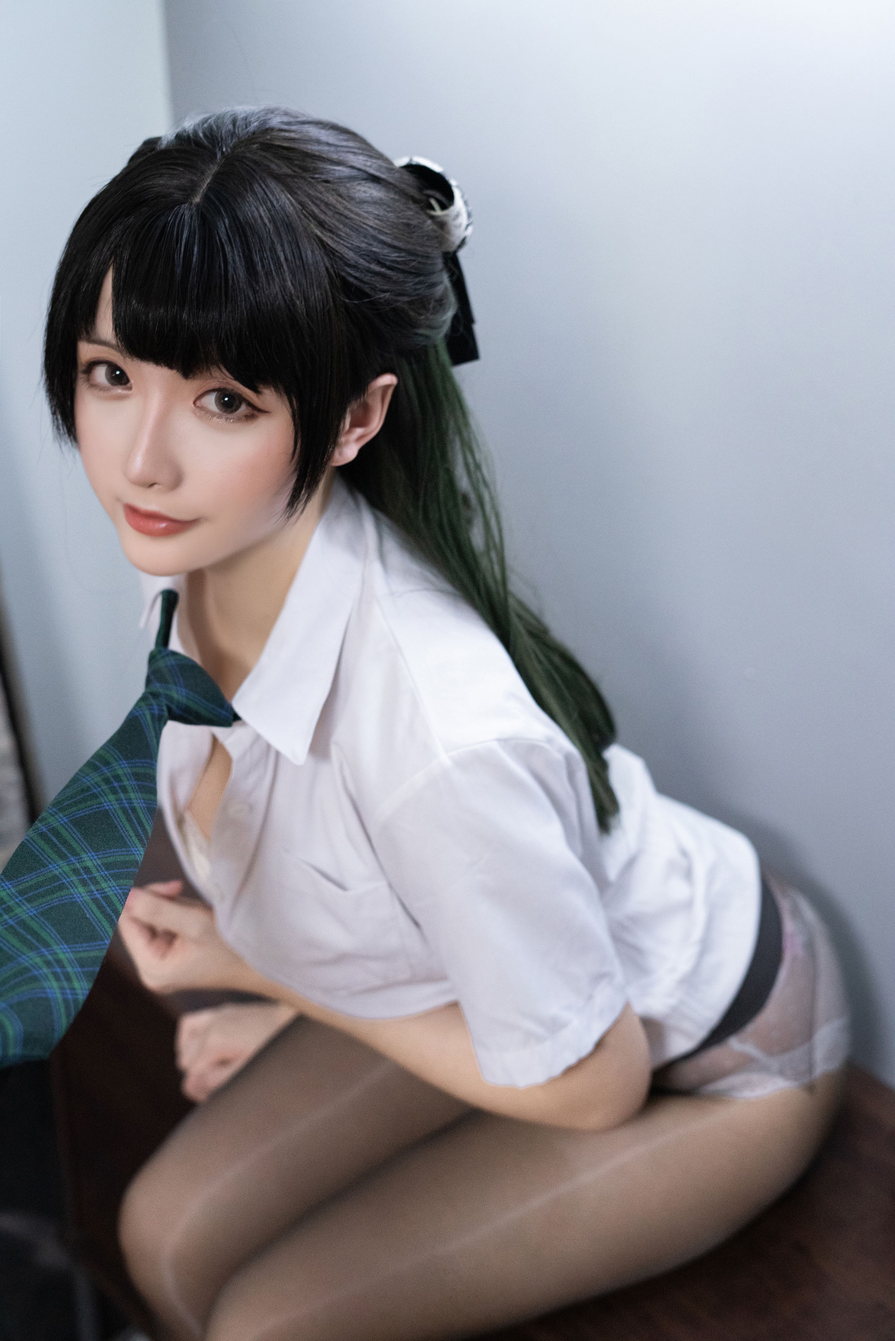 Coser小姐姐星之迟迟 – JK-绿 Cosplay-第51张