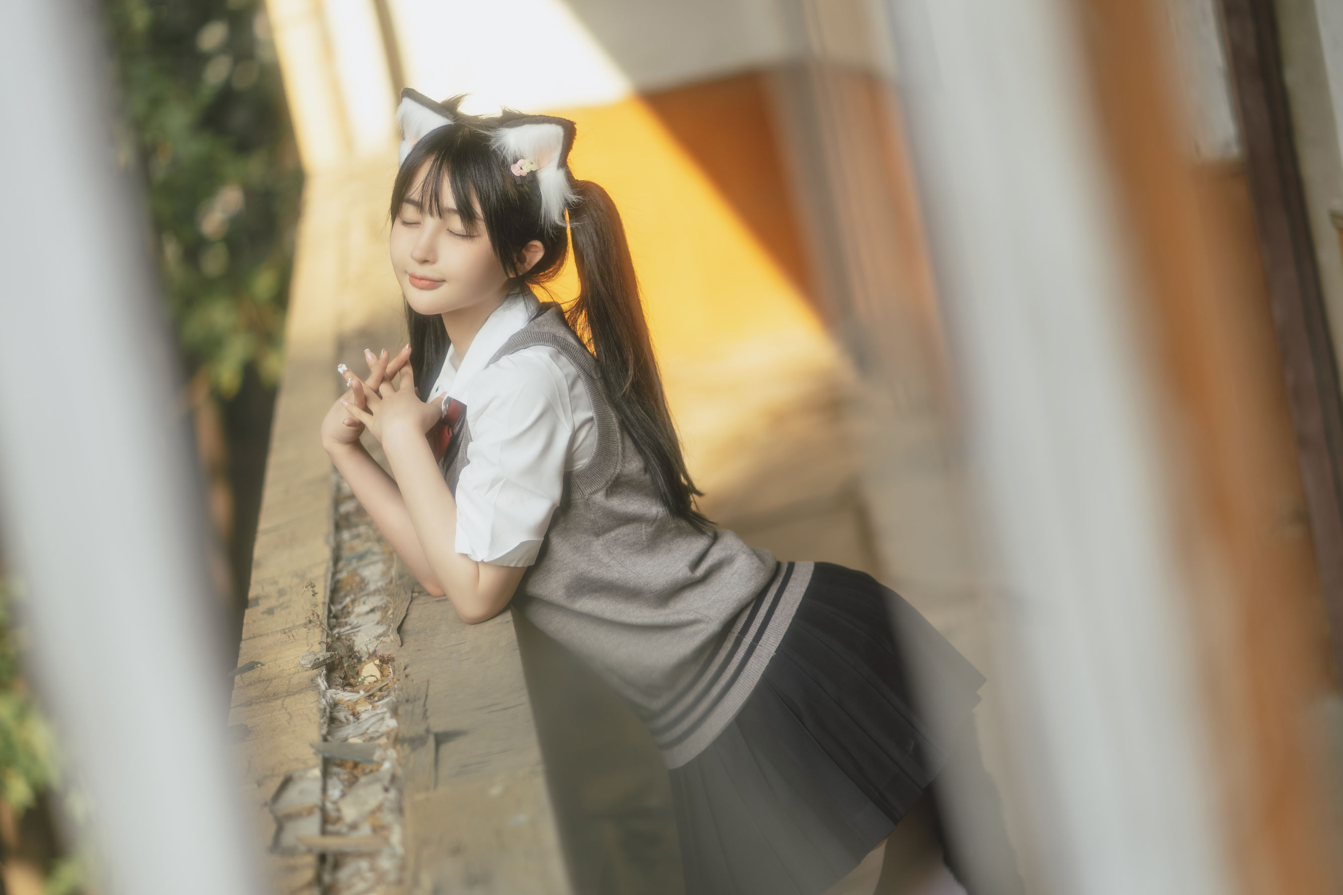 桜井宁宁 – 废墟JK Cosplay-第62张