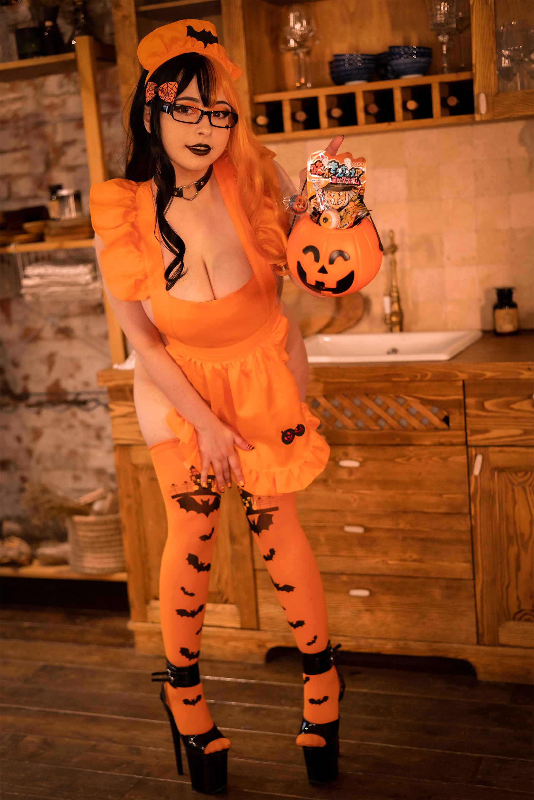 Yoshinobi – Pumpkin Milf Cosplay-第16张