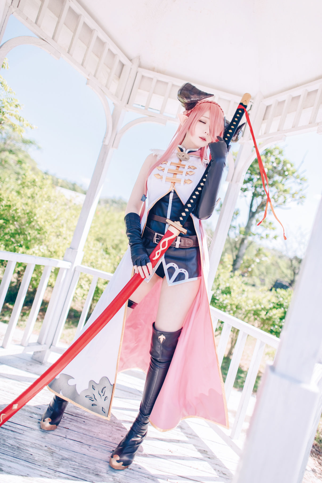 微博妹纸霜月shimo – 碧蓝幻想 娜尔梅亚 Cosplay-第66张