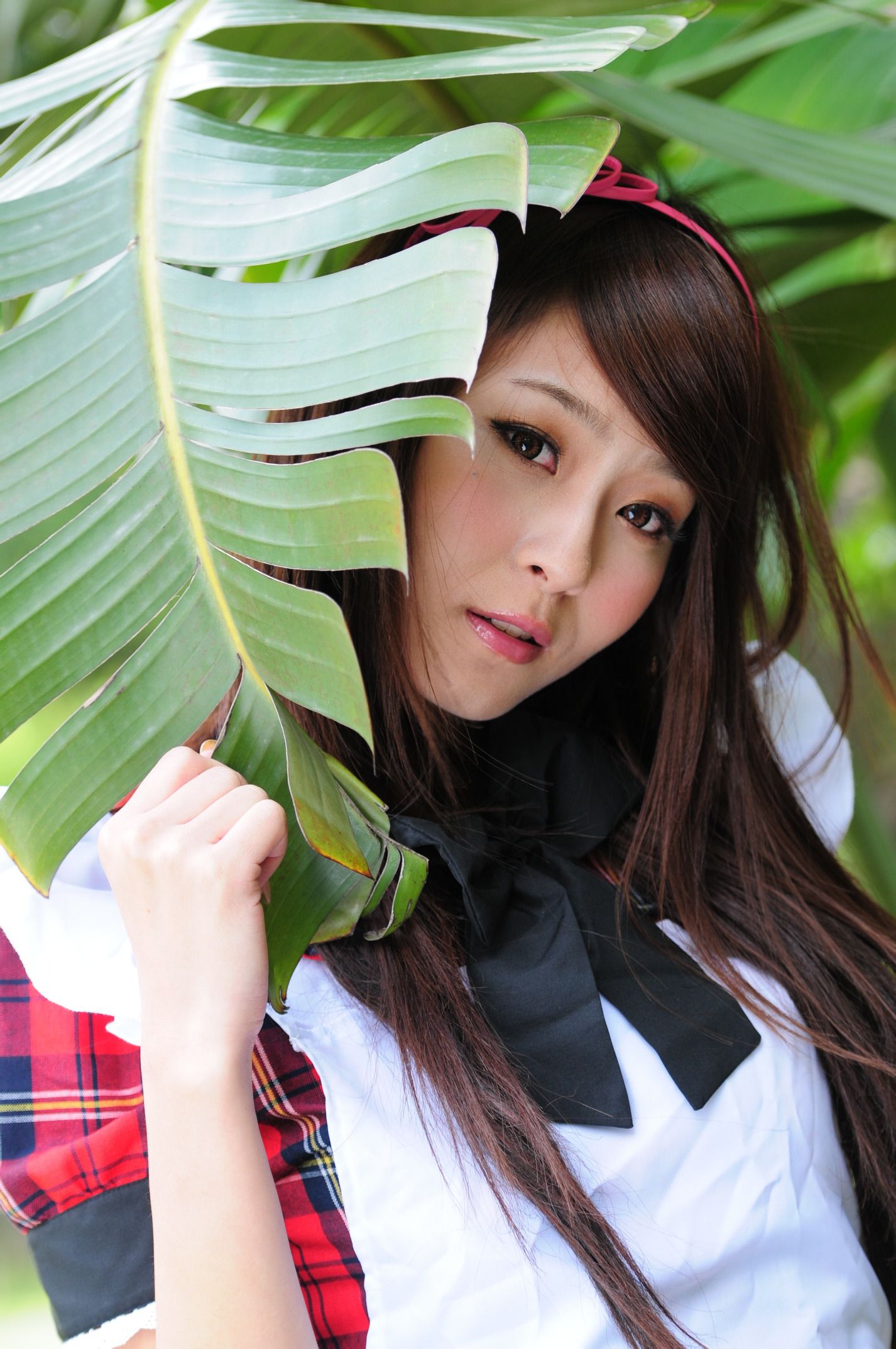 winnie小雪@庄温妮《校园长筒袜女仆美拍》 Cosplay-第42张