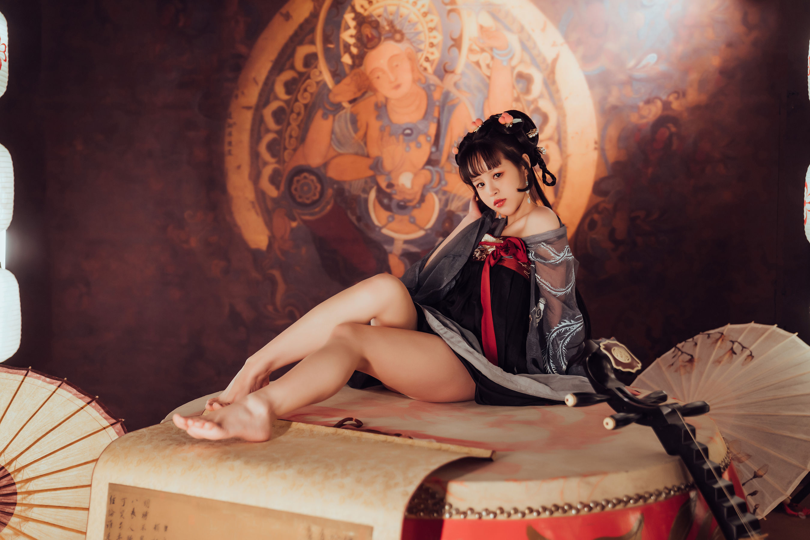 美少女晕崽 – 小琵琶精 Cosplay-第26张