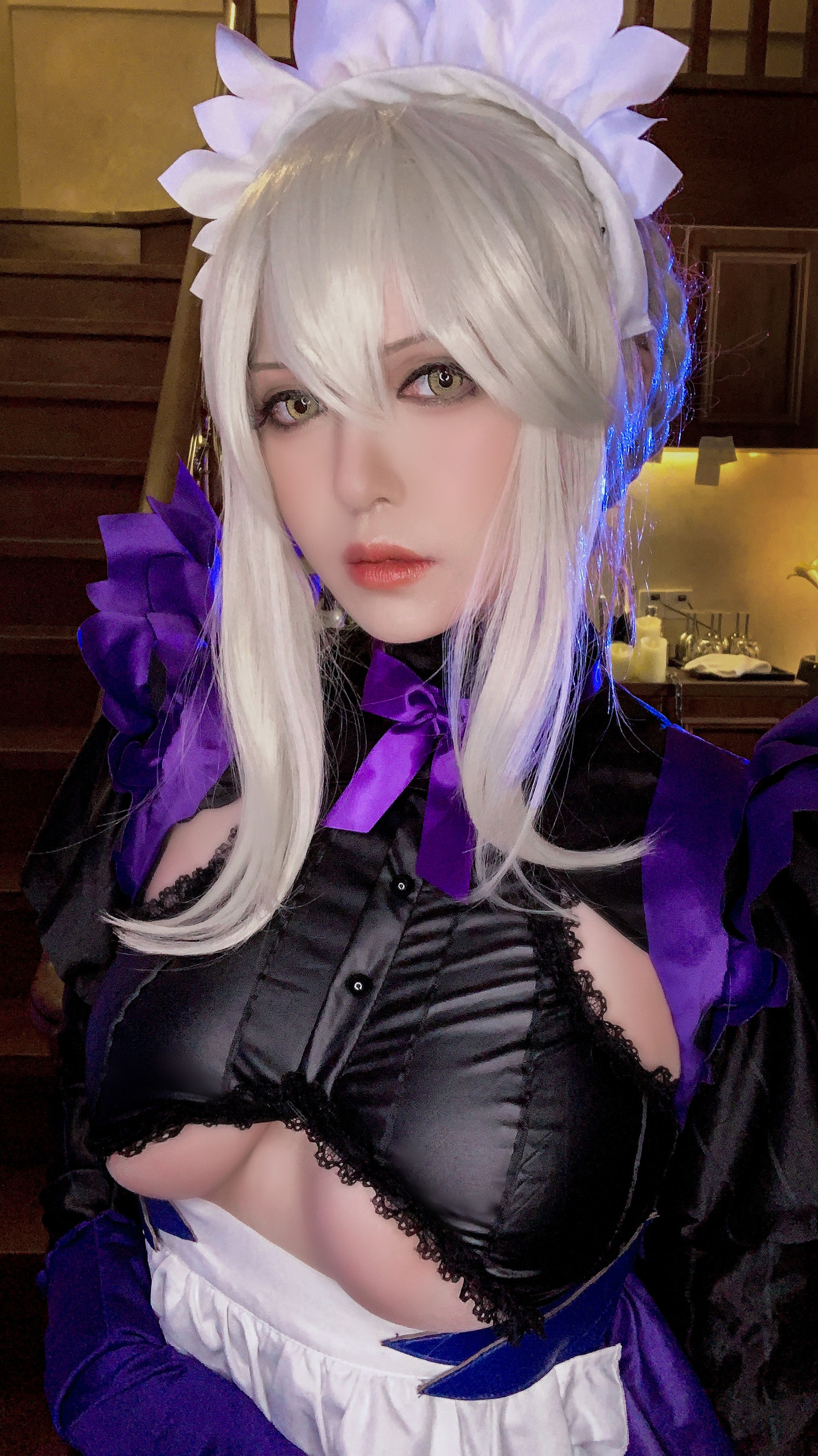 半半子 – LancerAlter Maid Cosplay-第19张