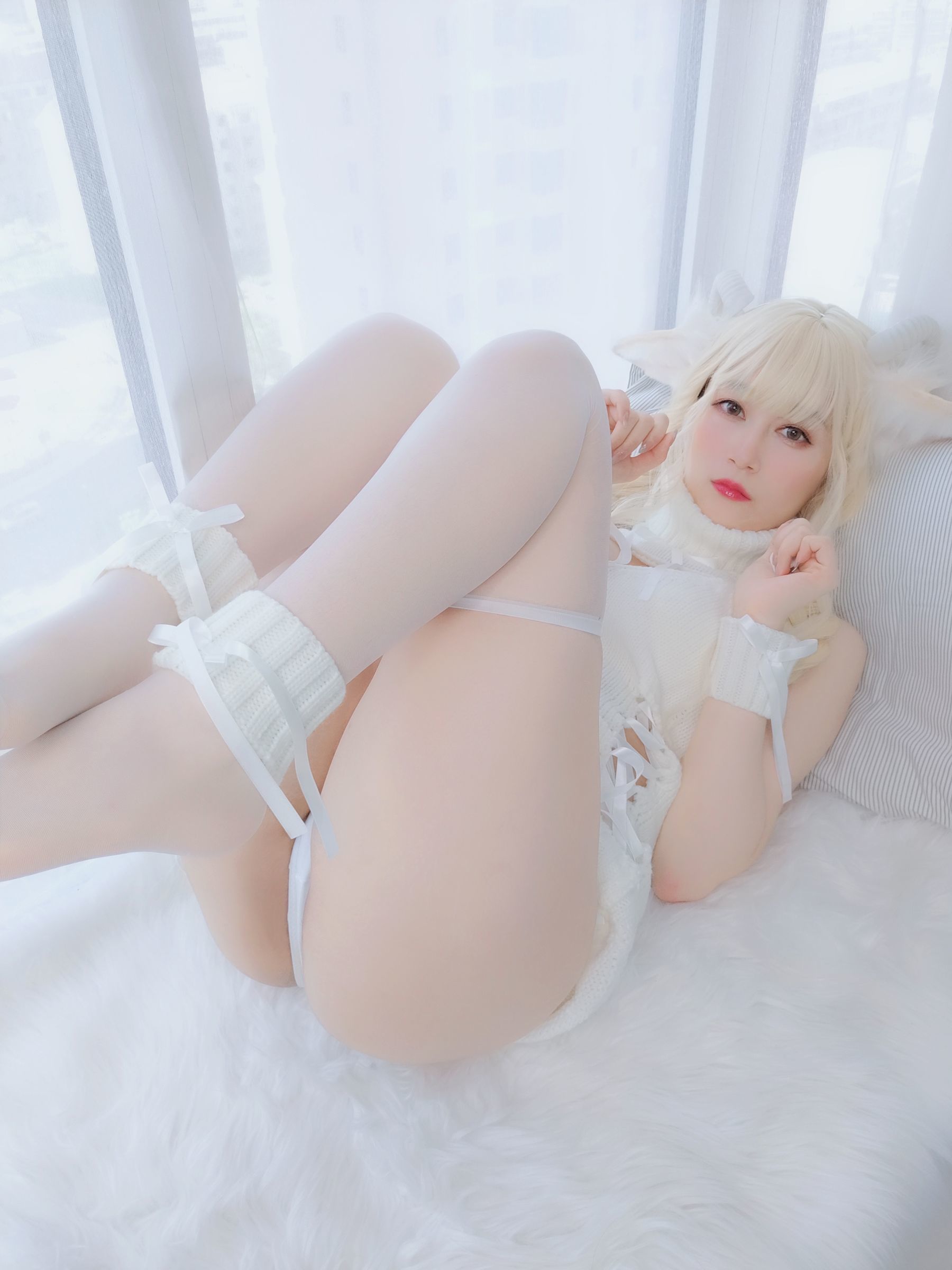 Coser小姐姐白银 – 小白羊 Cosplay-第10张