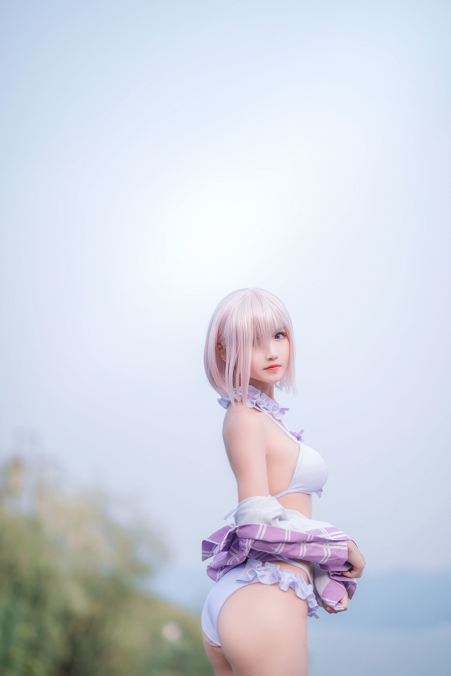 微博妹子三度_69 玛修泳装 Cosplay-第7张