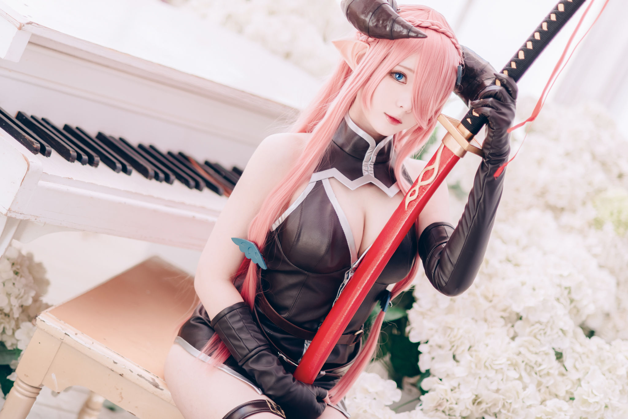 微博妹纸霜月shimo – 碧蓝幻想 娜尔梅亚 Cosplay-第69张