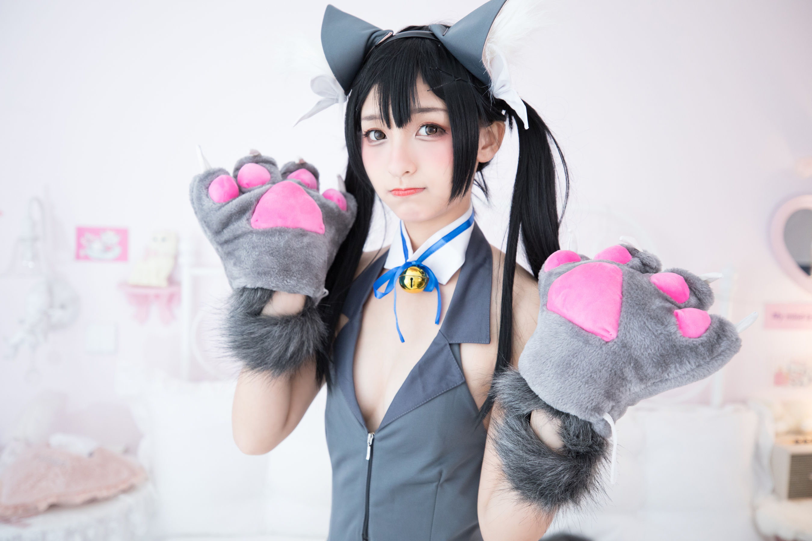 [萝莉COS] 神楽坂真冬 魔法を使えないの日常 Cosplay-第6张