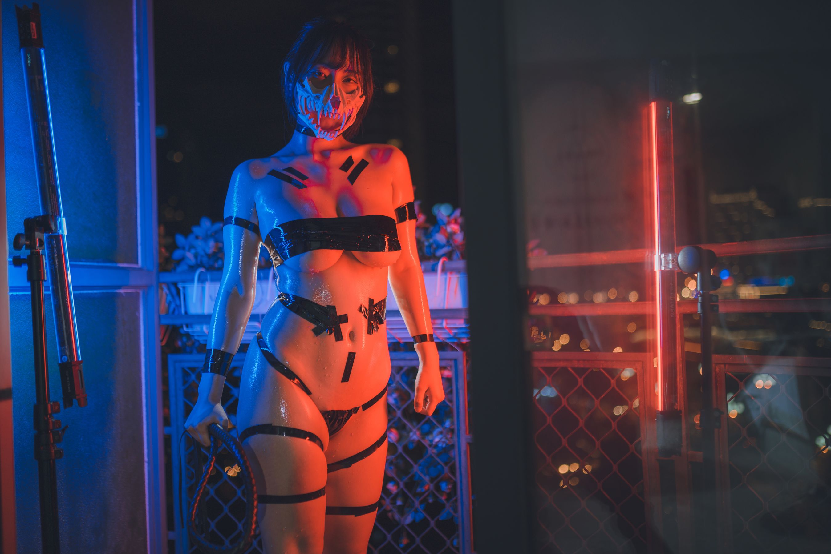 浅安安 – 黑胶带 Cosplay-第41张