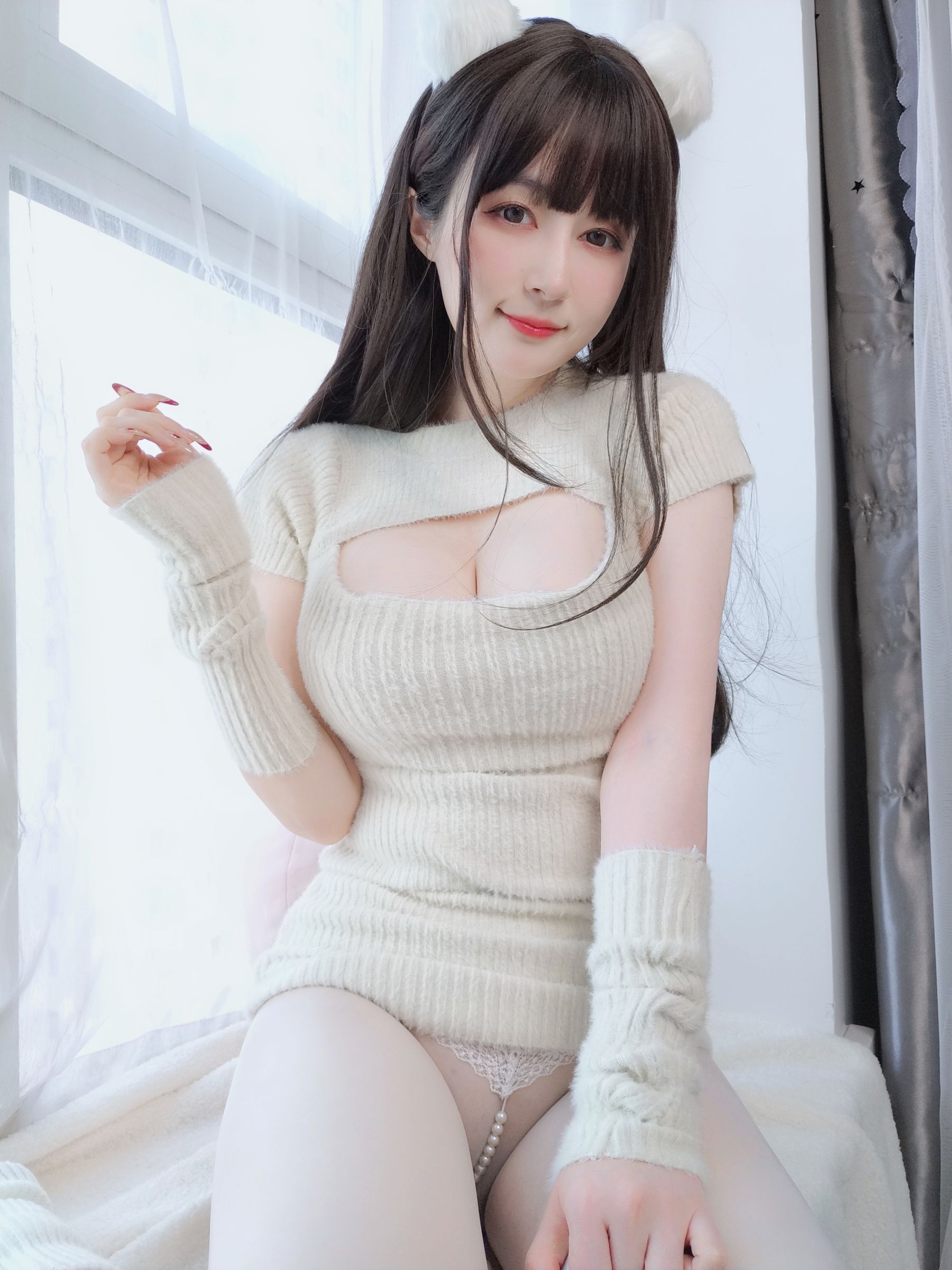 Coser小姐姐白银 – 白い真珠 Cosplay-第24张