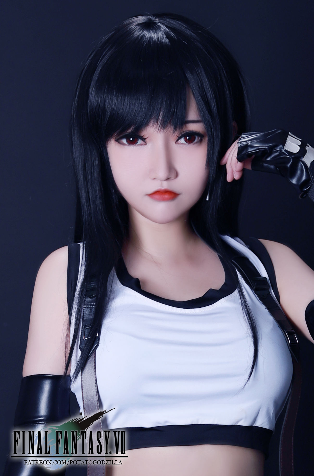 Coser小姐姐Potato Godzilla – Tifa Cosplay-第8张