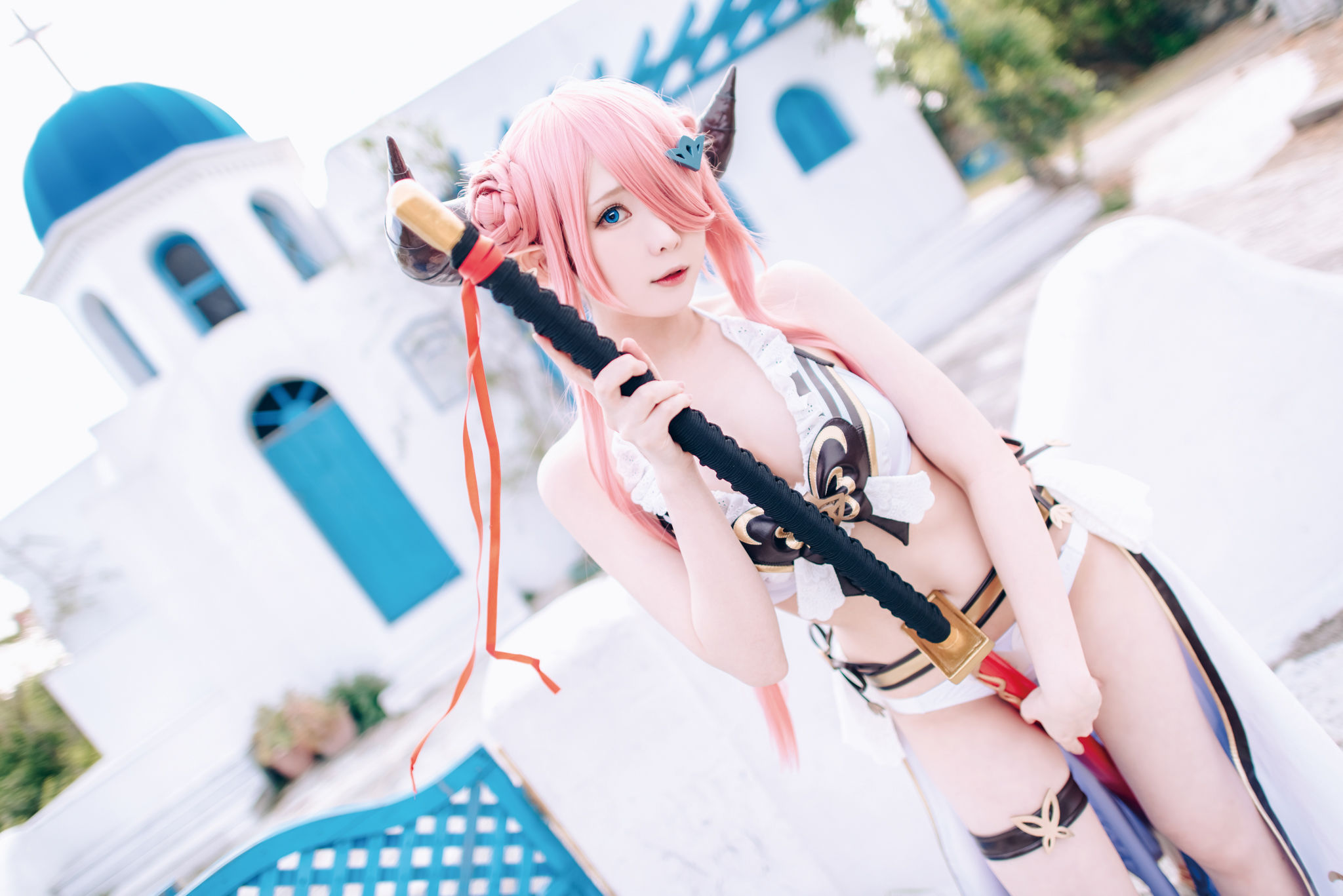 微博妹纸霜月shimo – 碧蓝幻想 娜尔梅亚 Cosplay-第14张