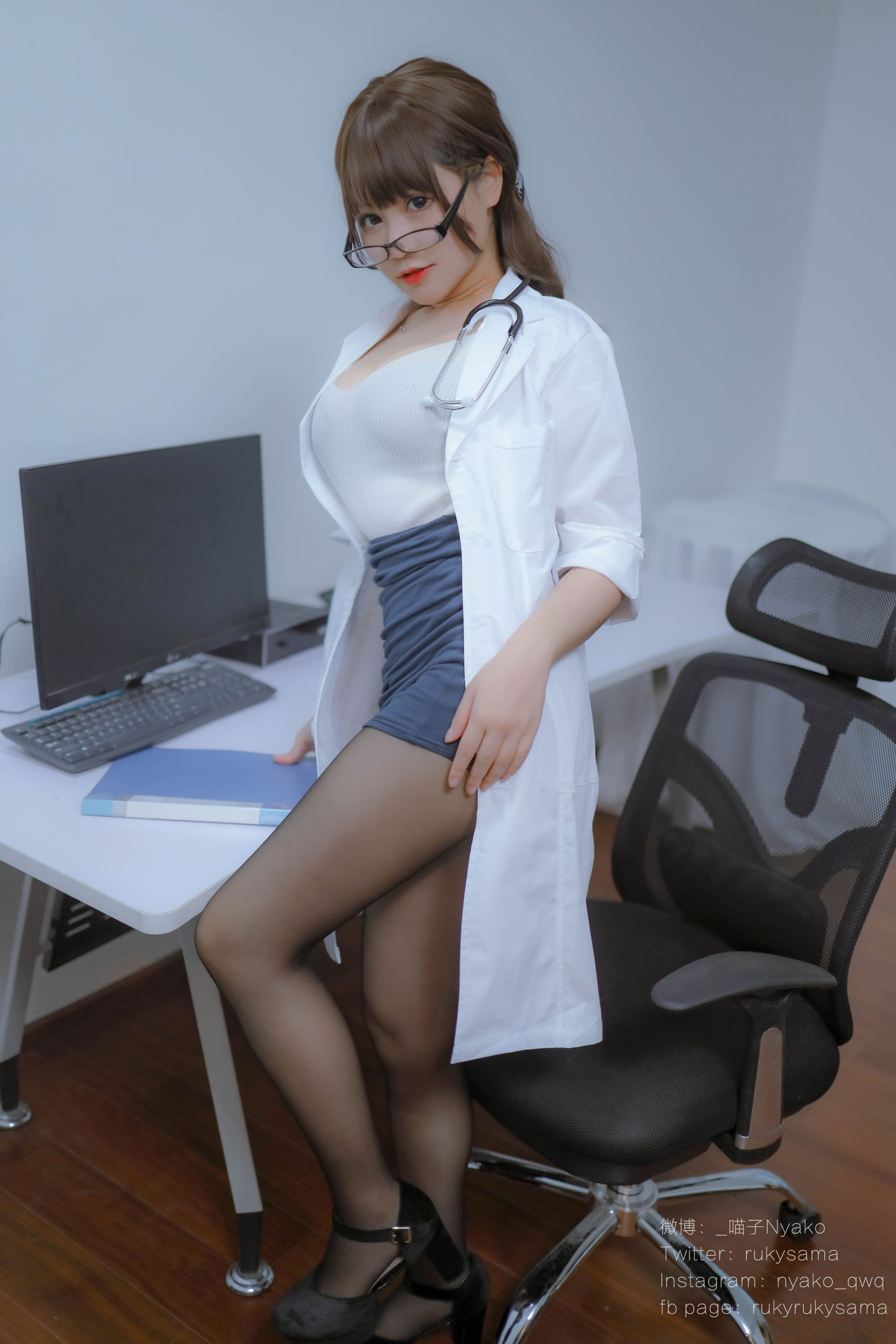 萌妹子Nyako喵子 – 秘密病栋 Cosplay-第7张