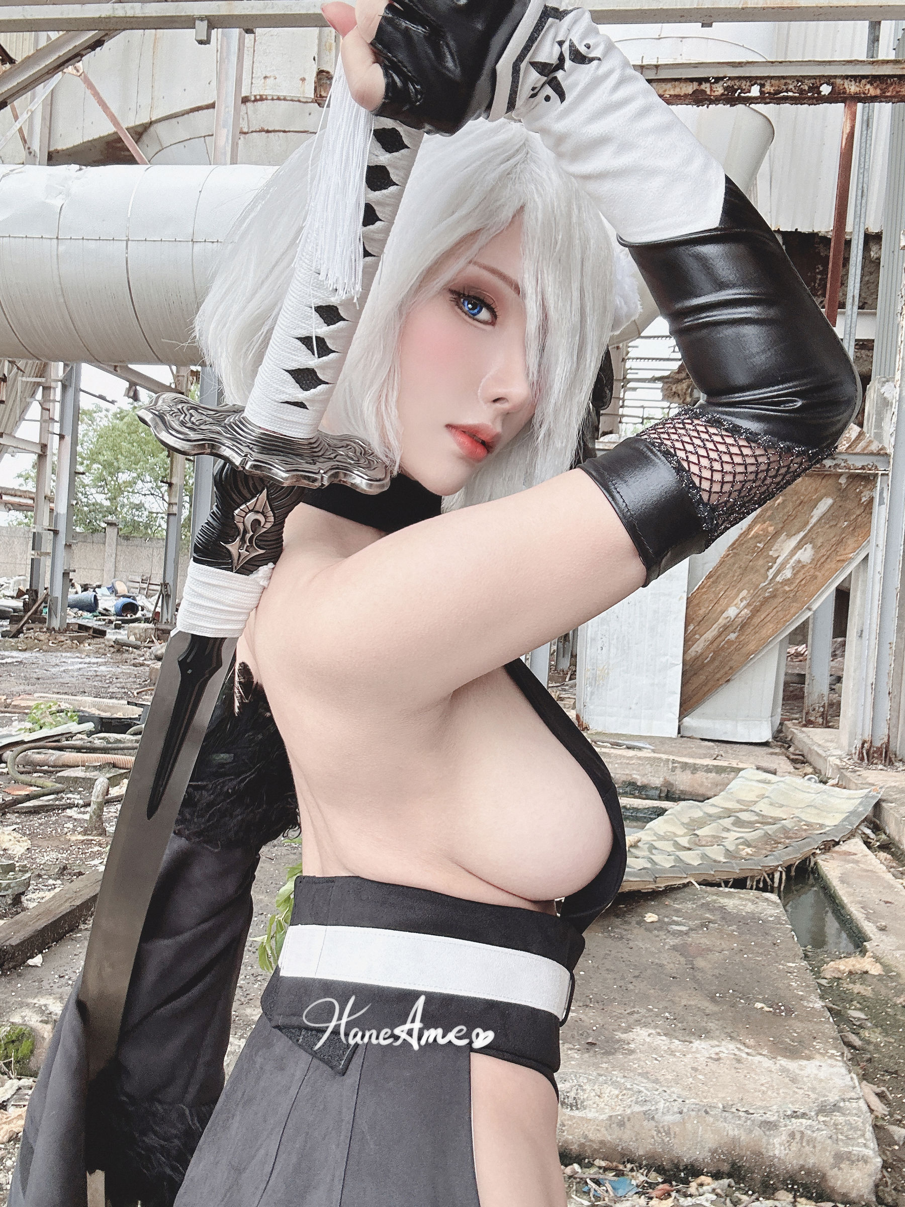 Hane Ame 雨波写真 – Nier 2BSelfie Cosplay-第5张