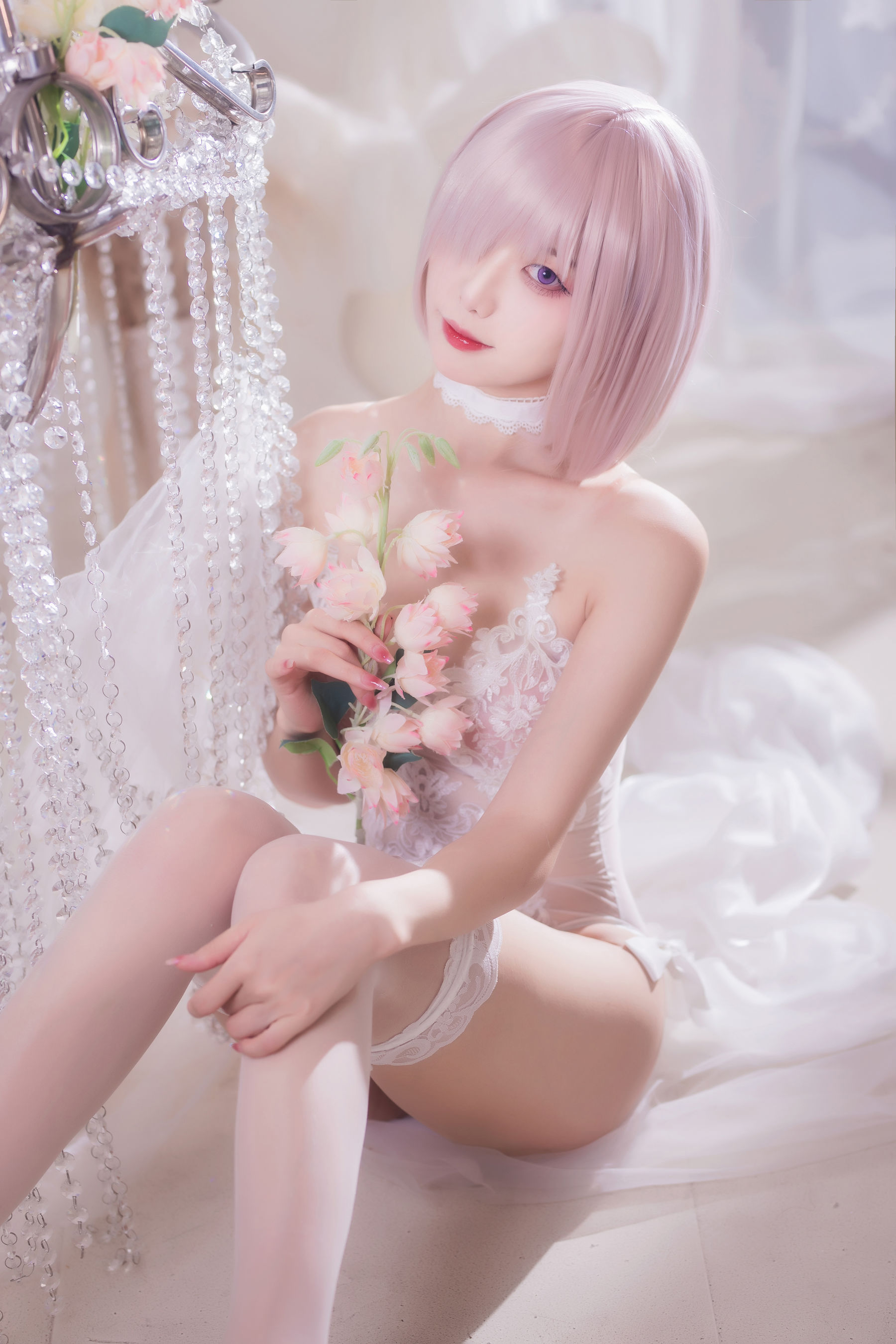 动漫博主封疆疆v – 婚纱玛修 Cosplay-第16张