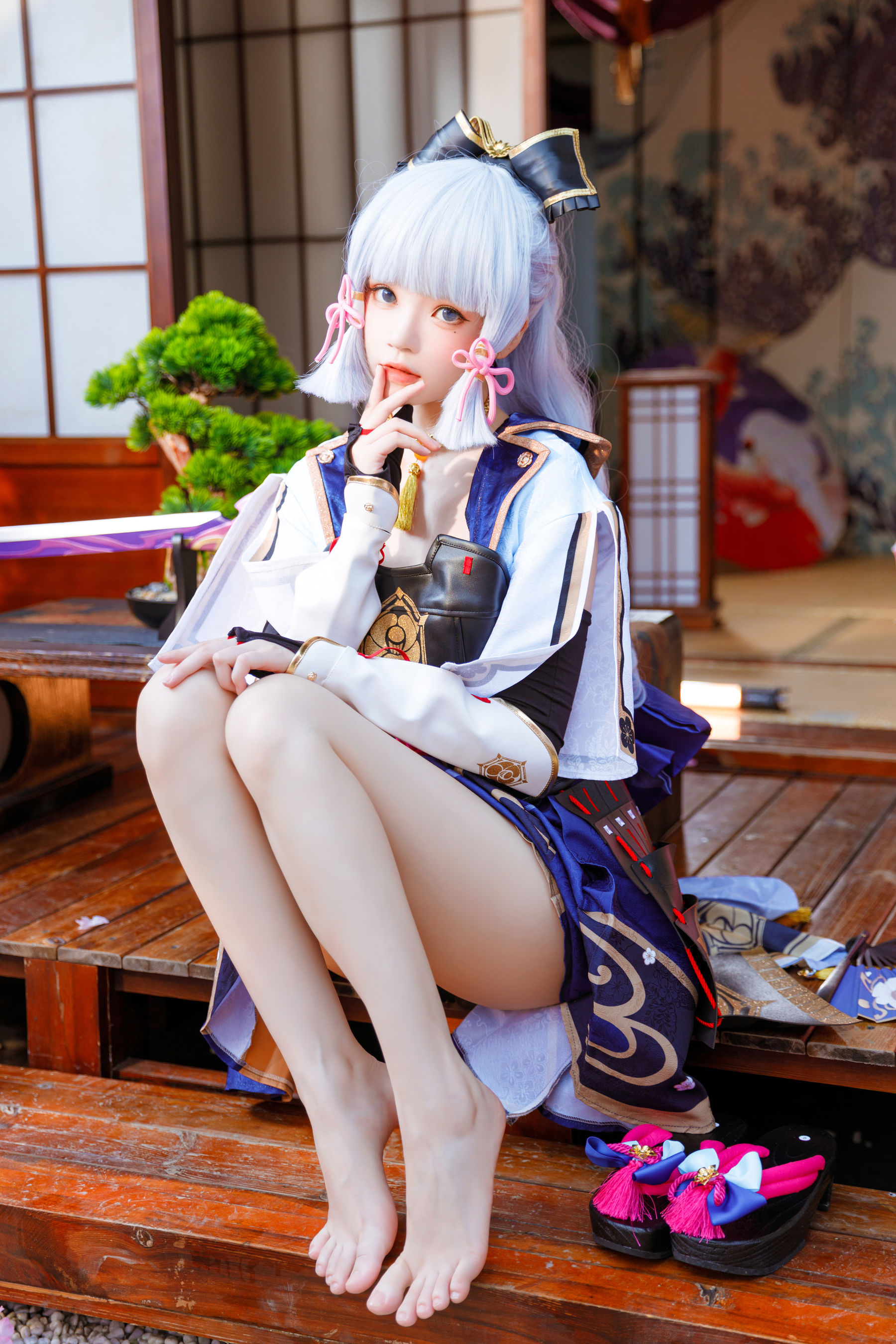 桜桃喵 – 神里绫华 Cosplay-第17张