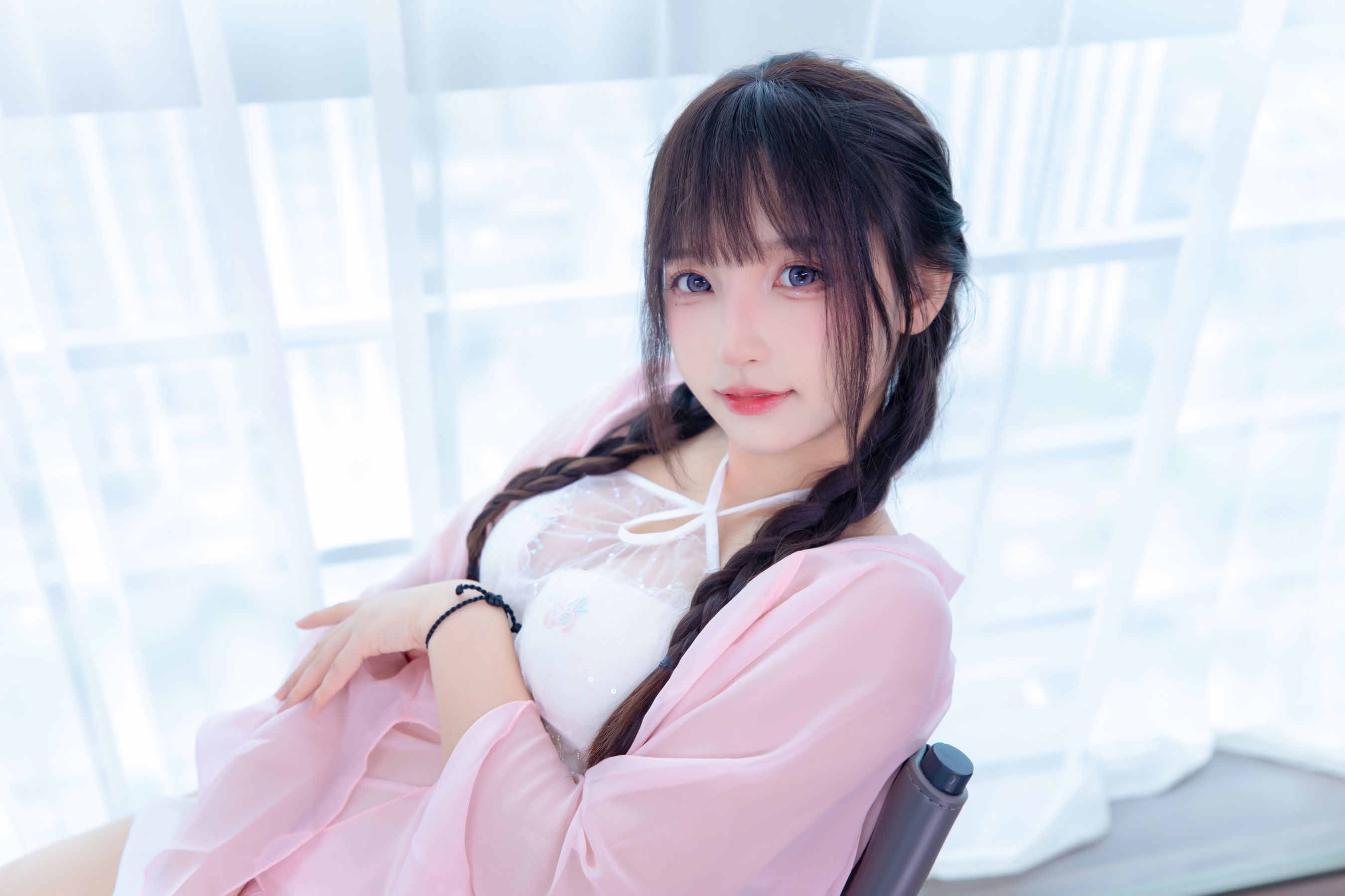 萝莉神楽板真冬 之桃花潭水 Cosplay-第3张