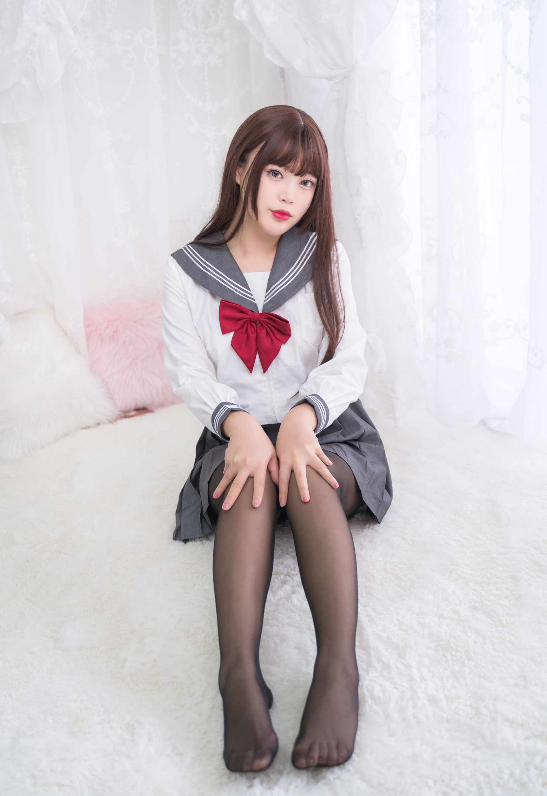 萌系小姐姐-白烨- 绝对足域 Cosplay-第55张