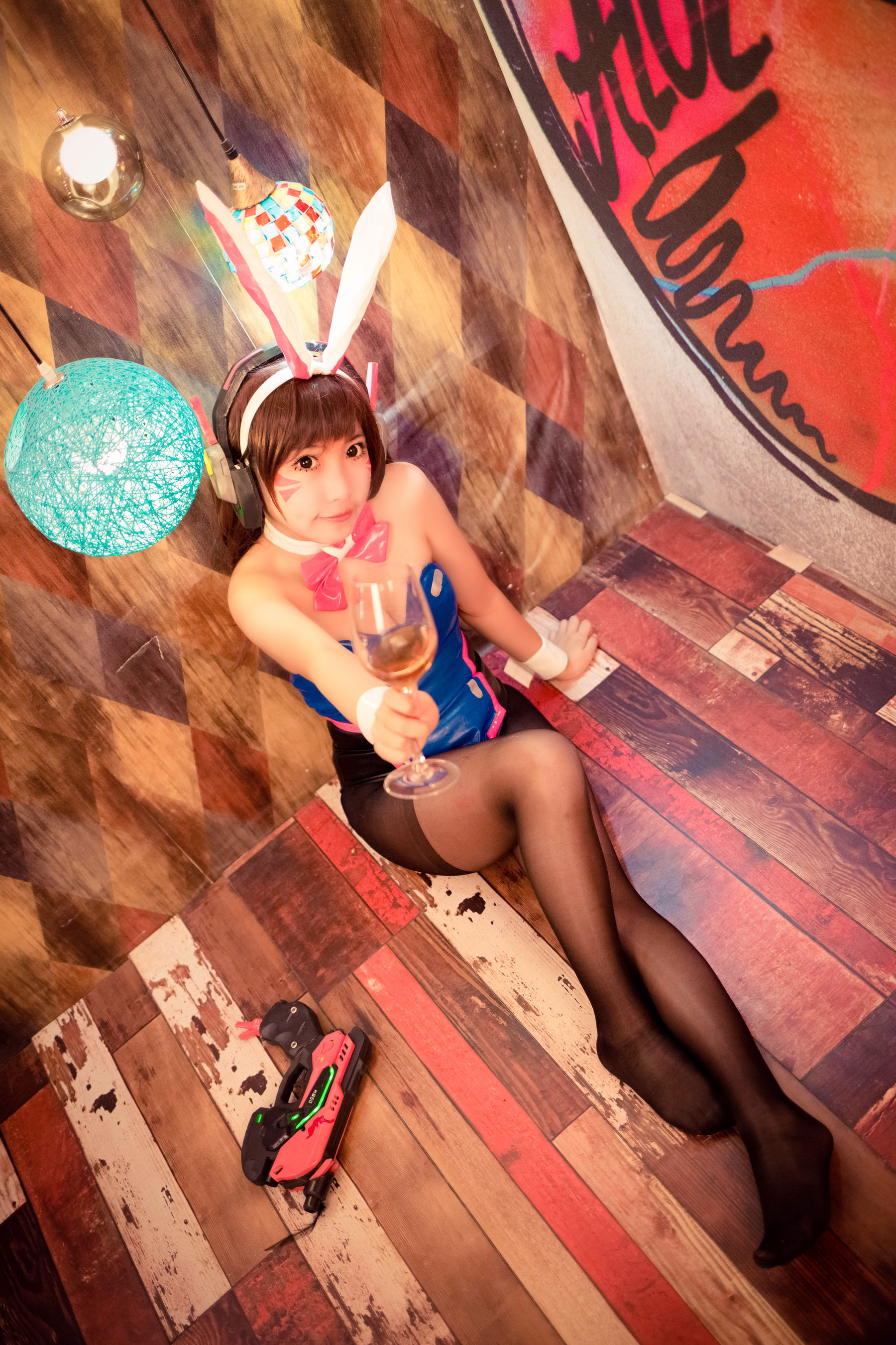 萝莉蜜嘟喵 DVA兔女郎 Cosplay-第25张