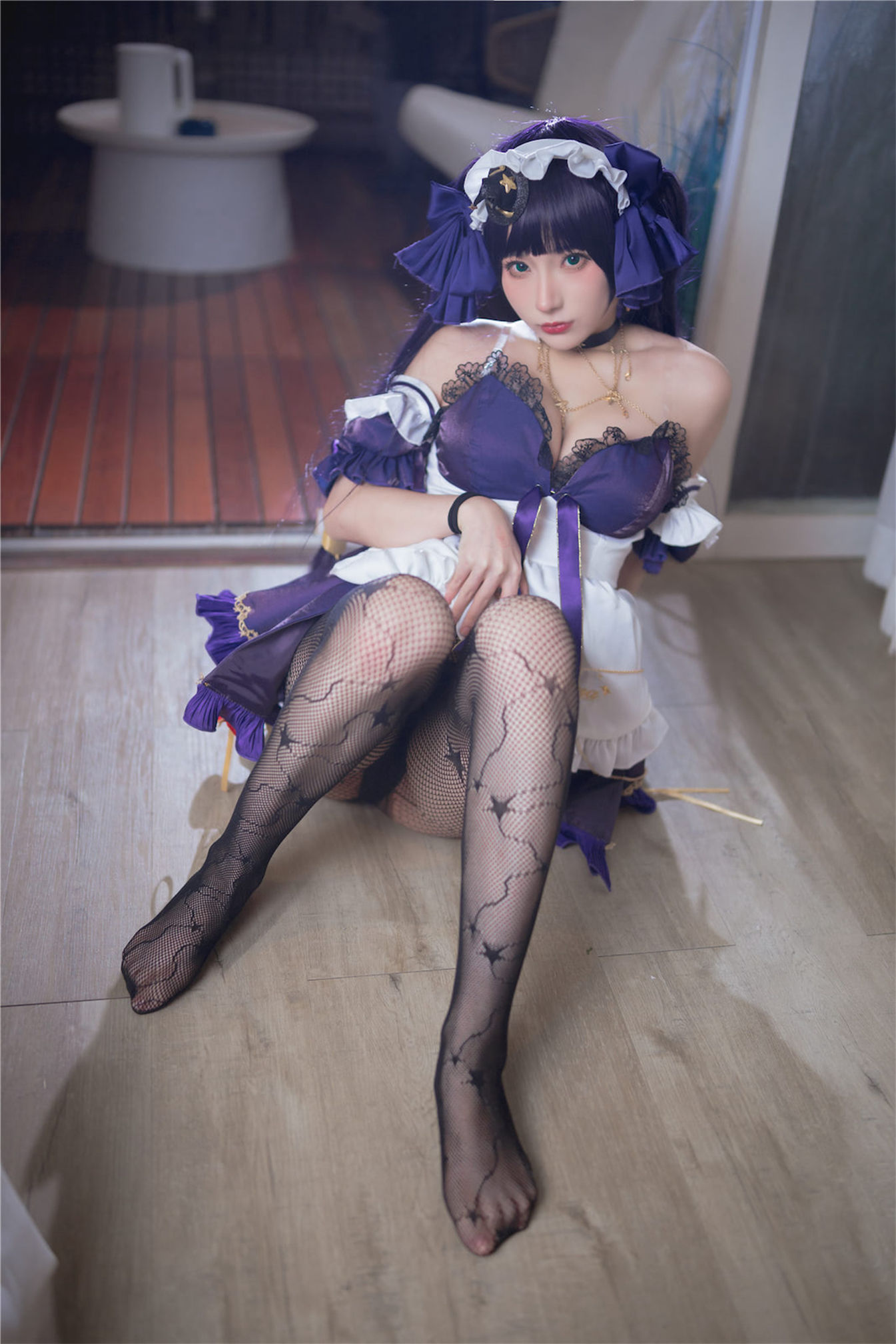 是三不是世w – 原神莫娜女仆 Cosplay-第16张
