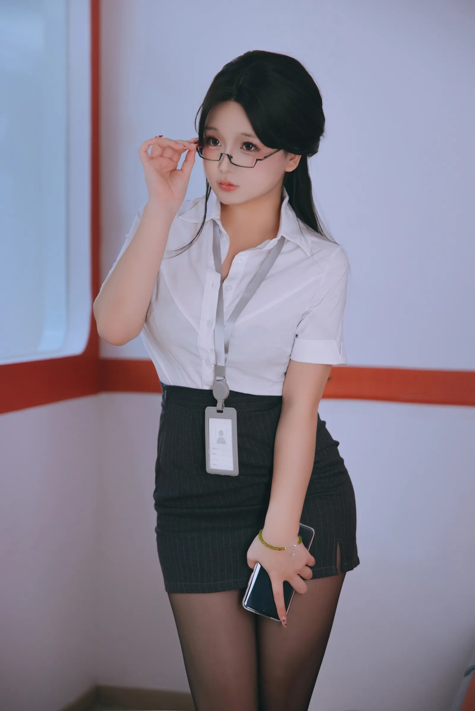 日奈娇 – 地铁OL Cosplay-第94张