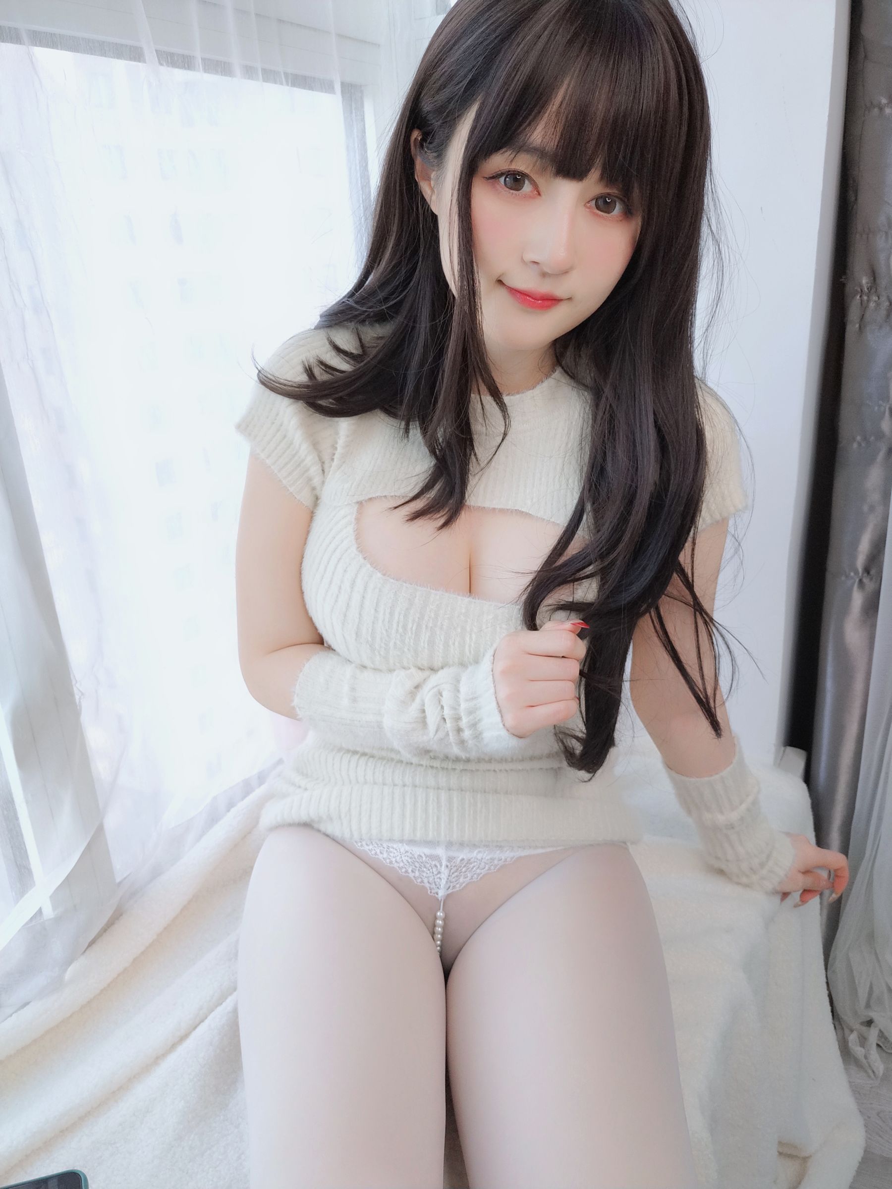 Coser小姐姐白银 – 白い真珠 Cosplay-第5张
