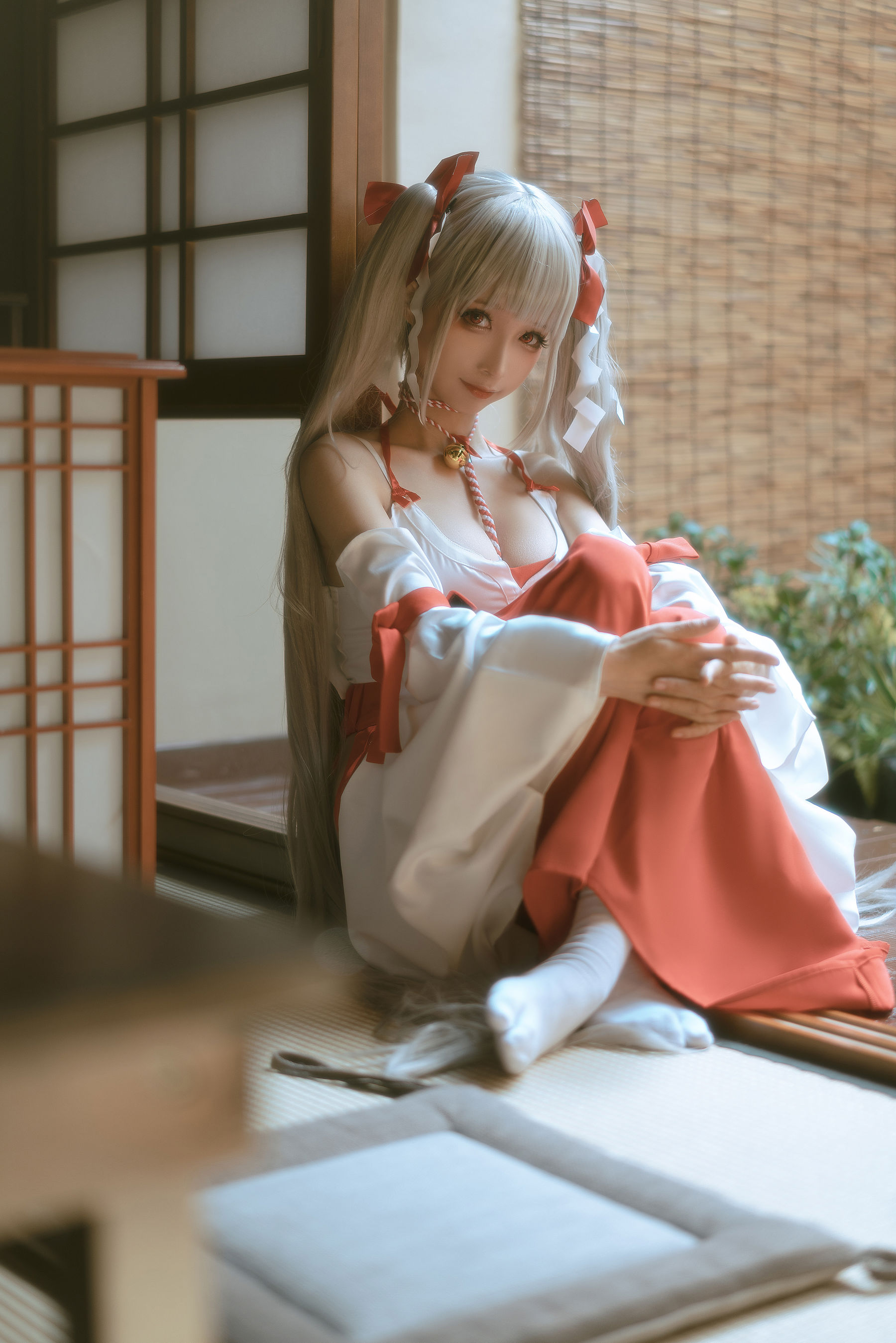动漫博主蠢沫沫 – 可畏巫女 Cosplay-第6张