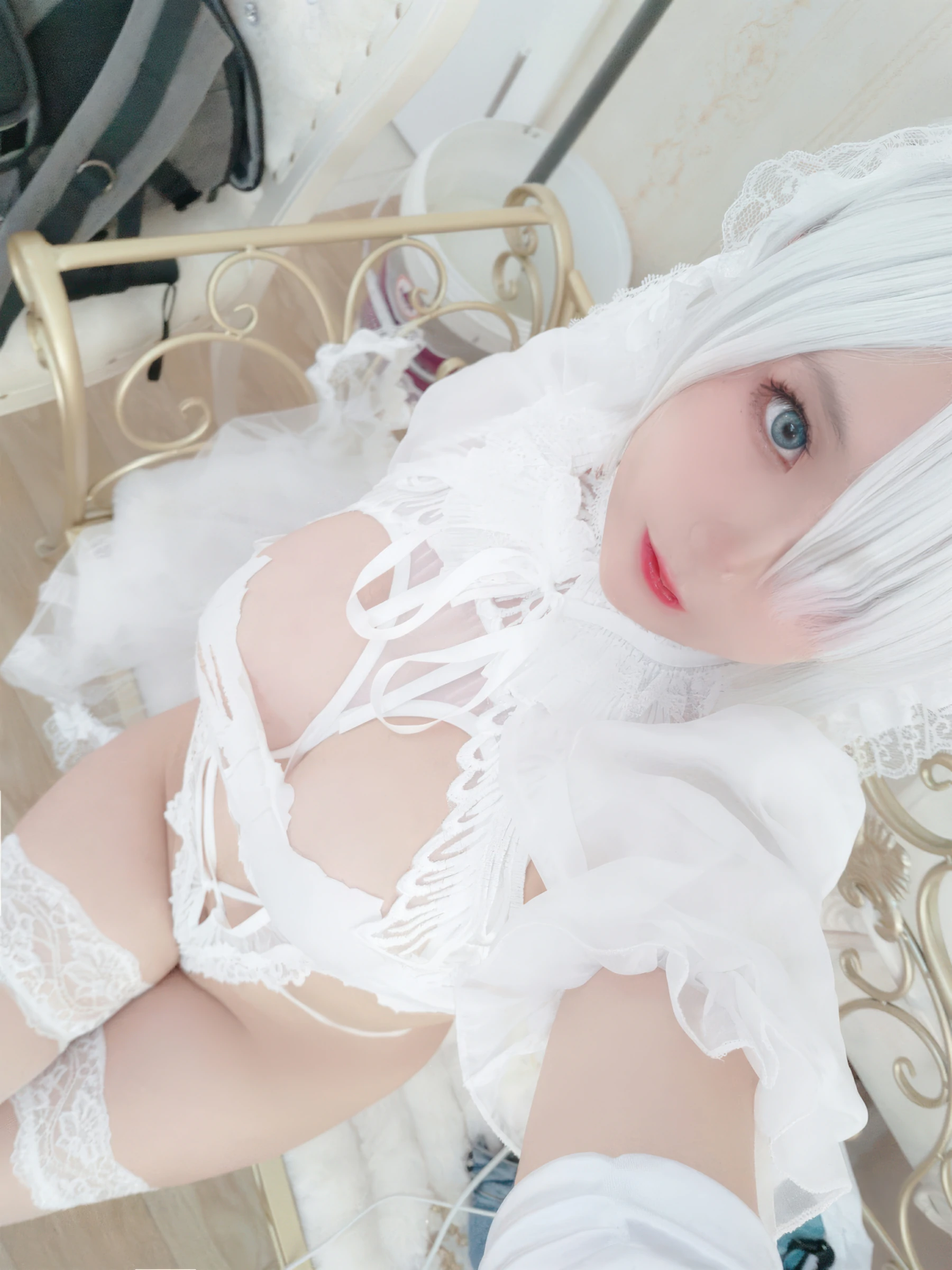 日奈娇 – 白色花嫁 Cosplay-第56张