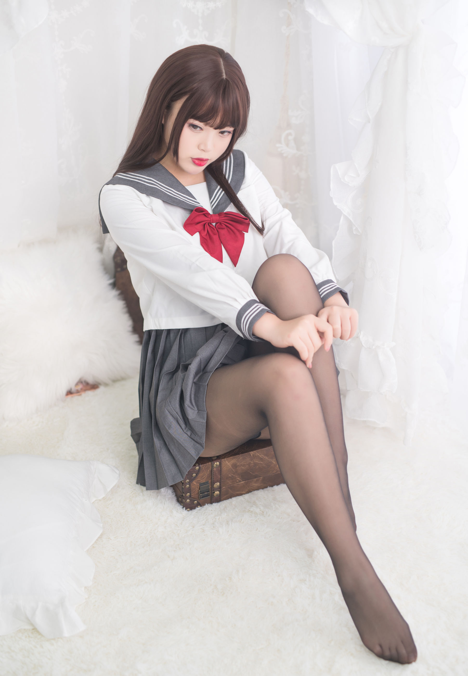 萌系小姐姐-白烨- 绝对足域 Cosplay-第17张