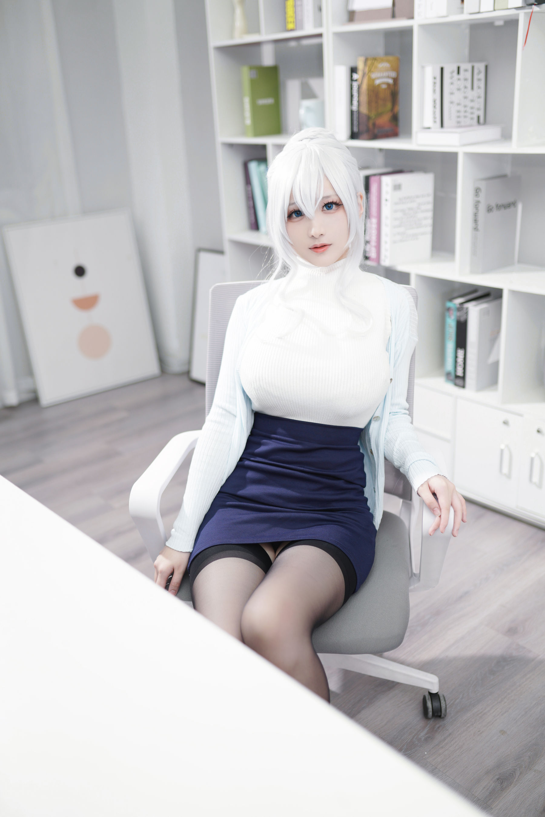 幼愛youmeko – 未亡人雪女 Cosplay-第65张