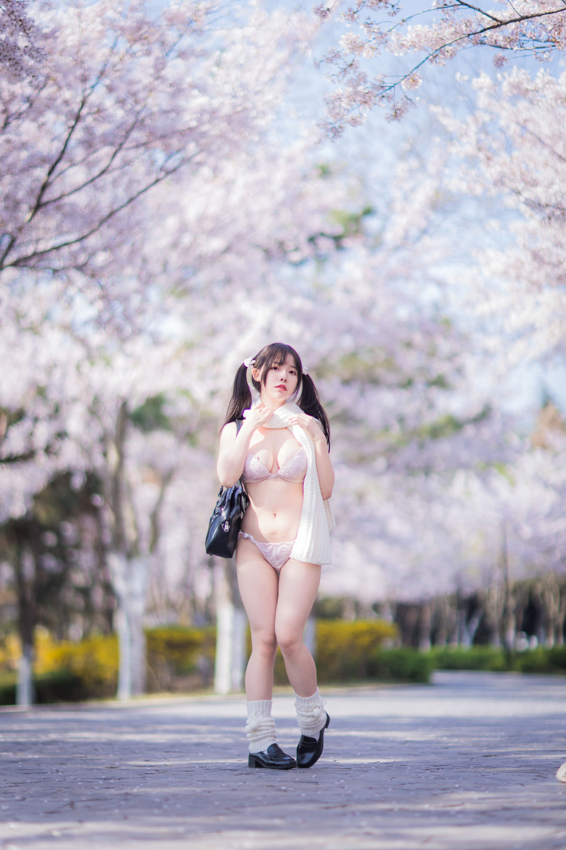 六味帝皇酱 – 樱花JK Cosplay-第34张