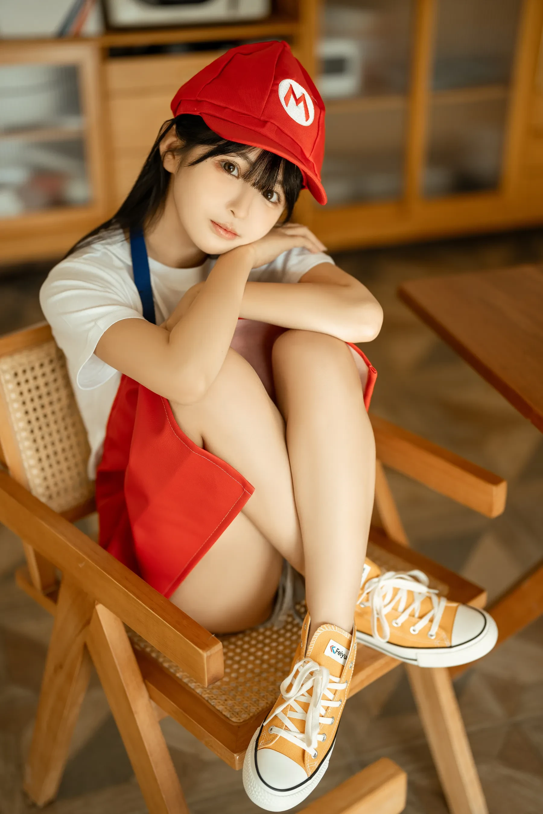 桜井宁宁 – 马里奥围裙 Cosplay-第1张