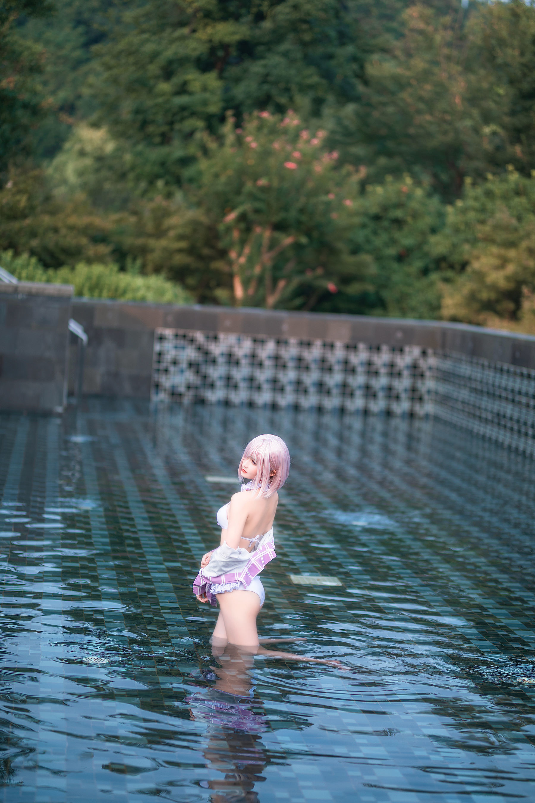 微博妹子三度_69 玛修泳装 Cosplay-第37张