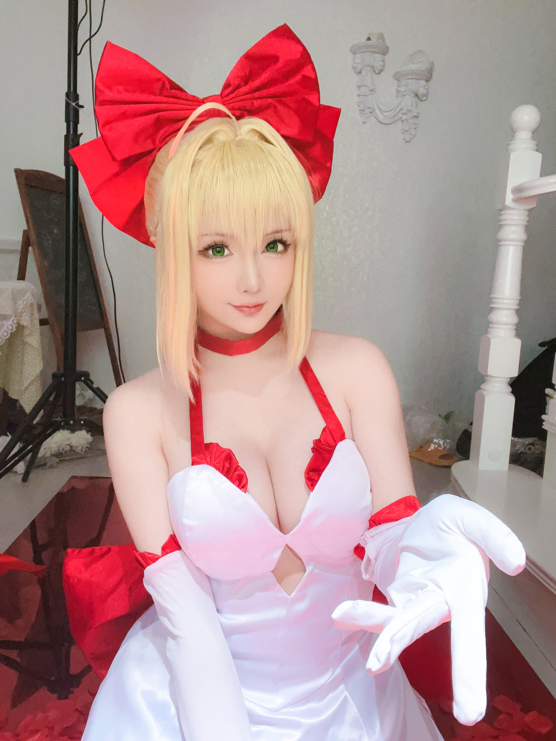 Coser小姐姐星之迟迟 – Fate 尼禄 Cosplay-第33张