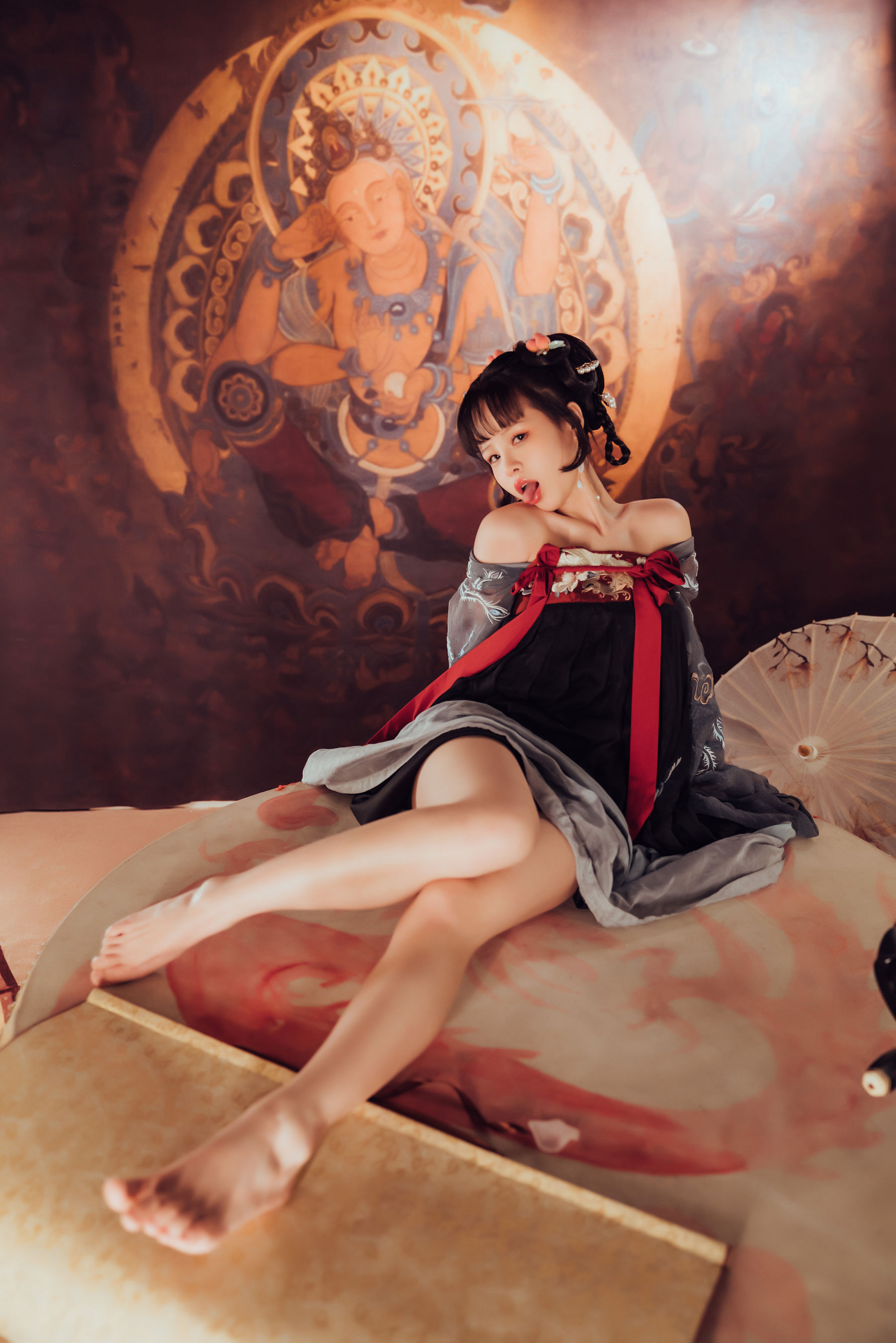 美少女晕崽 – 小琵琶精 Cosplay-第40张